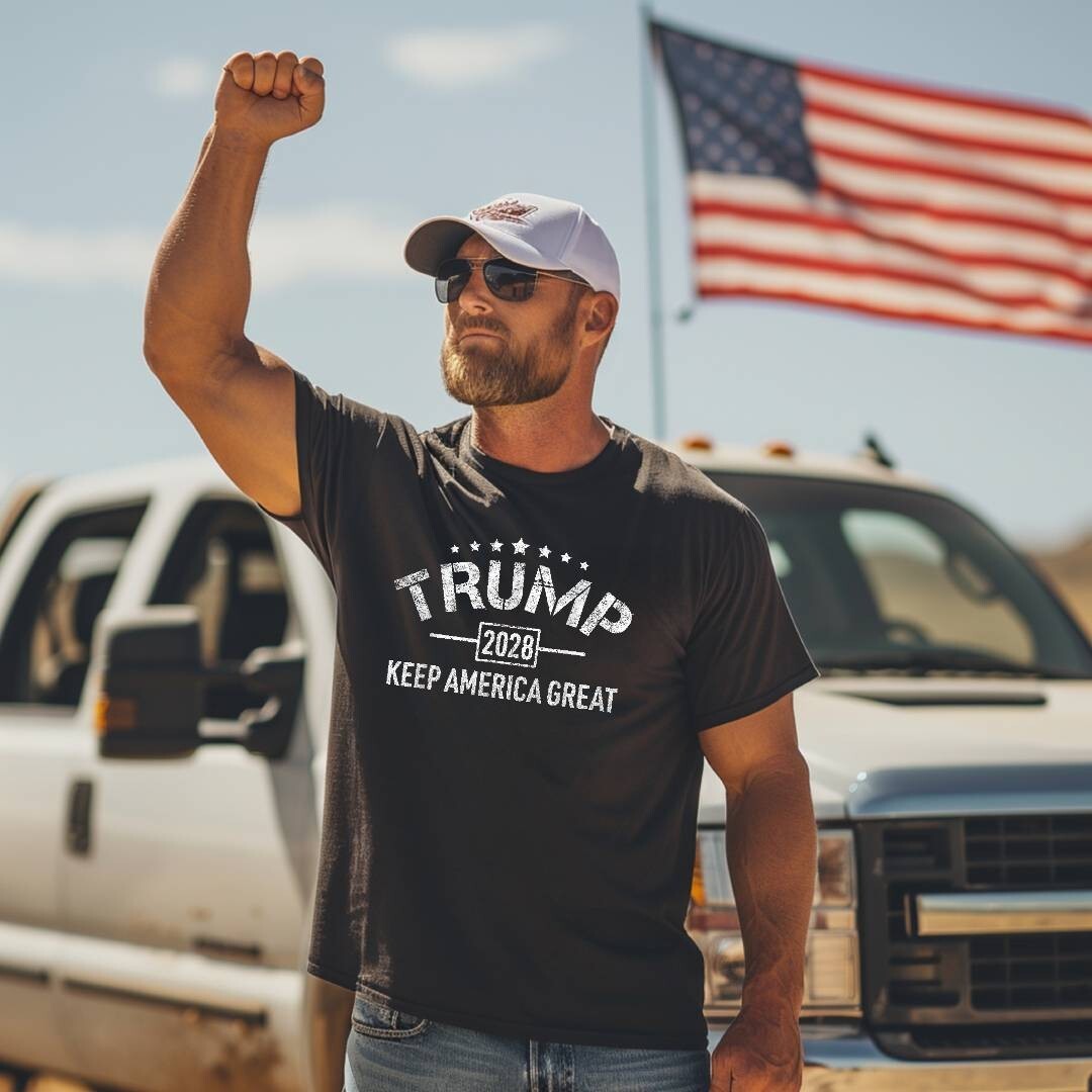 Trump Vance 2028 Take America Back MAGA 45 47 48 Never Surrender Gildan T-Shirts