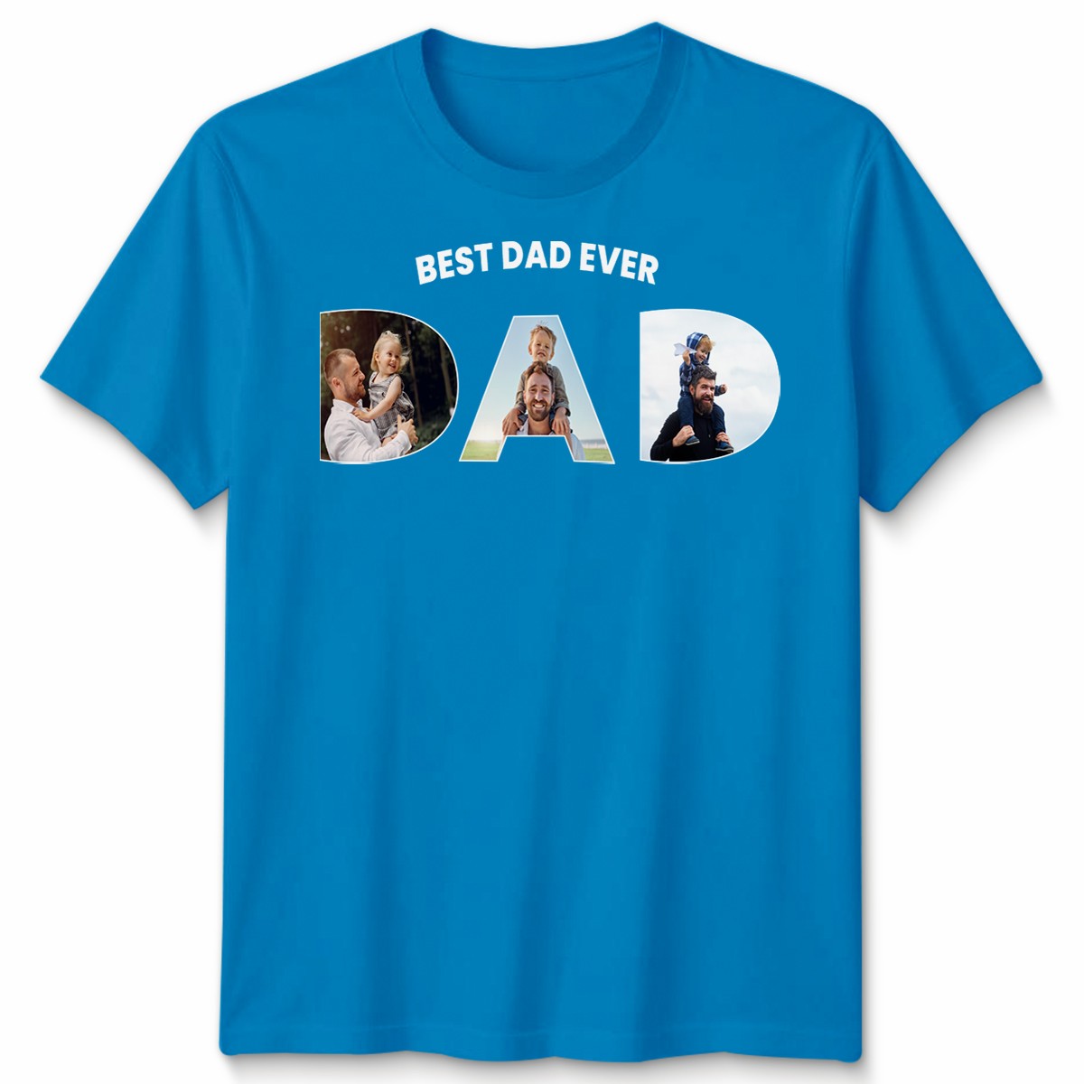 Personalised Unisex T Shirts Add Your Photo Text Ultra Soft Front & Back Print