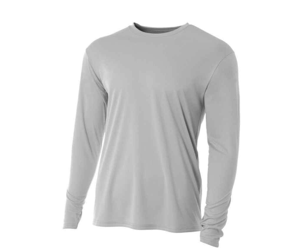 A4 N3165 Men’s Cooling Performance T Shirt Long Sleeve Moisture Wicking – 2XL