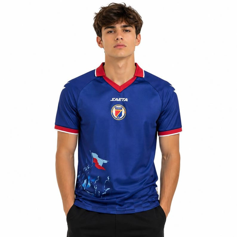 Haiti Football Jersey 2026 World Cup Fan Shirt Blue Soccer Jersey Gift for Him