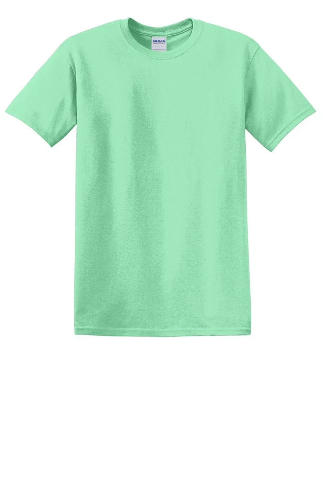 6 Pack Gildan 5000 Men’s T-Shirt Heavy Cotton Short Sleeve Plain Blank Tee S-3XL
