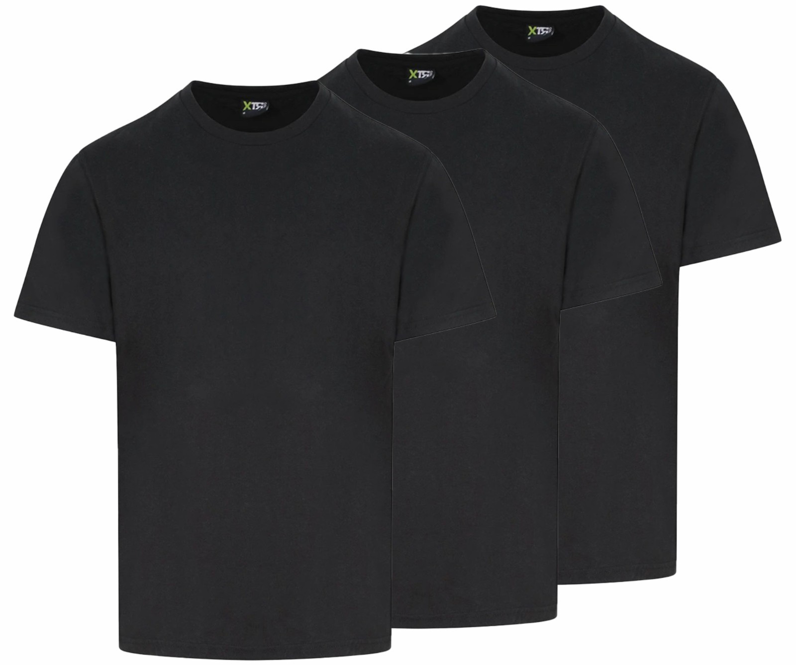 Pro RTX 3-Pack Workwear T-Shirt XS-6XL Plain Polycotton Crew Neck Uniform Tee