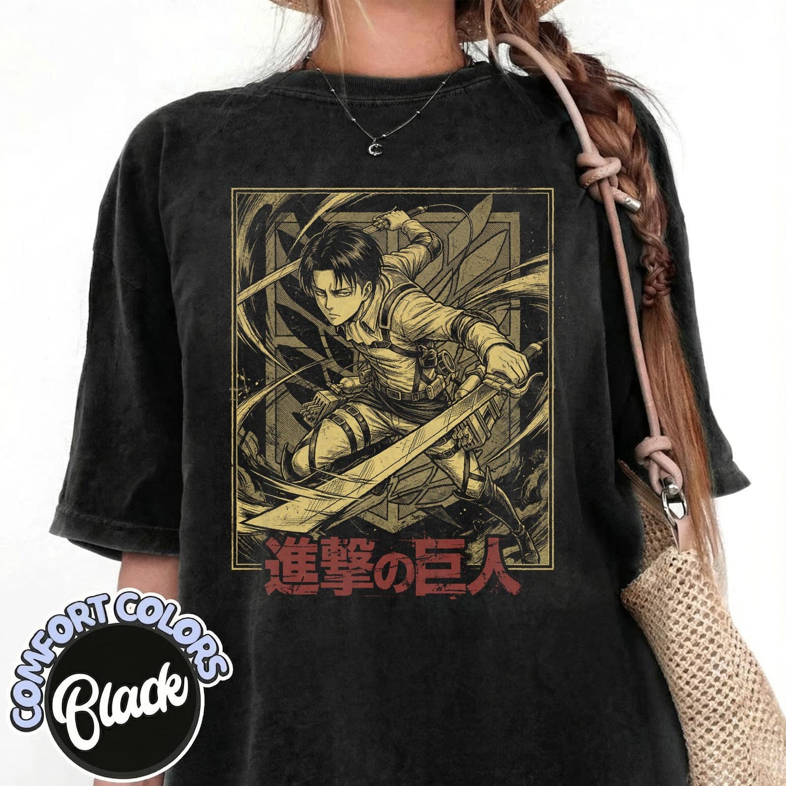 Elite Anime Soldier Shirt, Dark Fantasy Battle Graphic Tee, Vintage Military