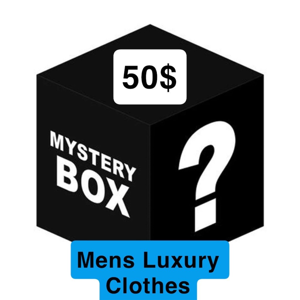 Men’s Luxury Clothes Mystery Box Designer Streetwear Mix Size M Multicolor