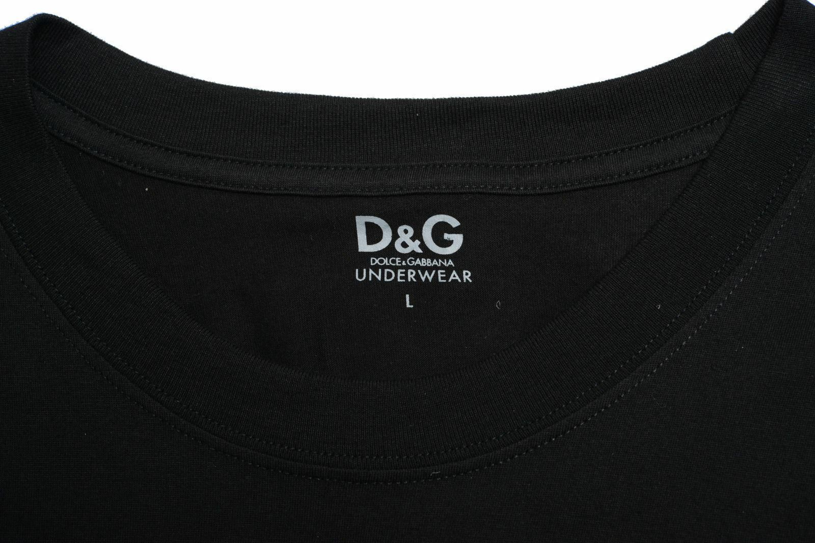 Dolce & Gabbana D&G “Underwear” Men’s Black Basic T-Shirt US XS S M