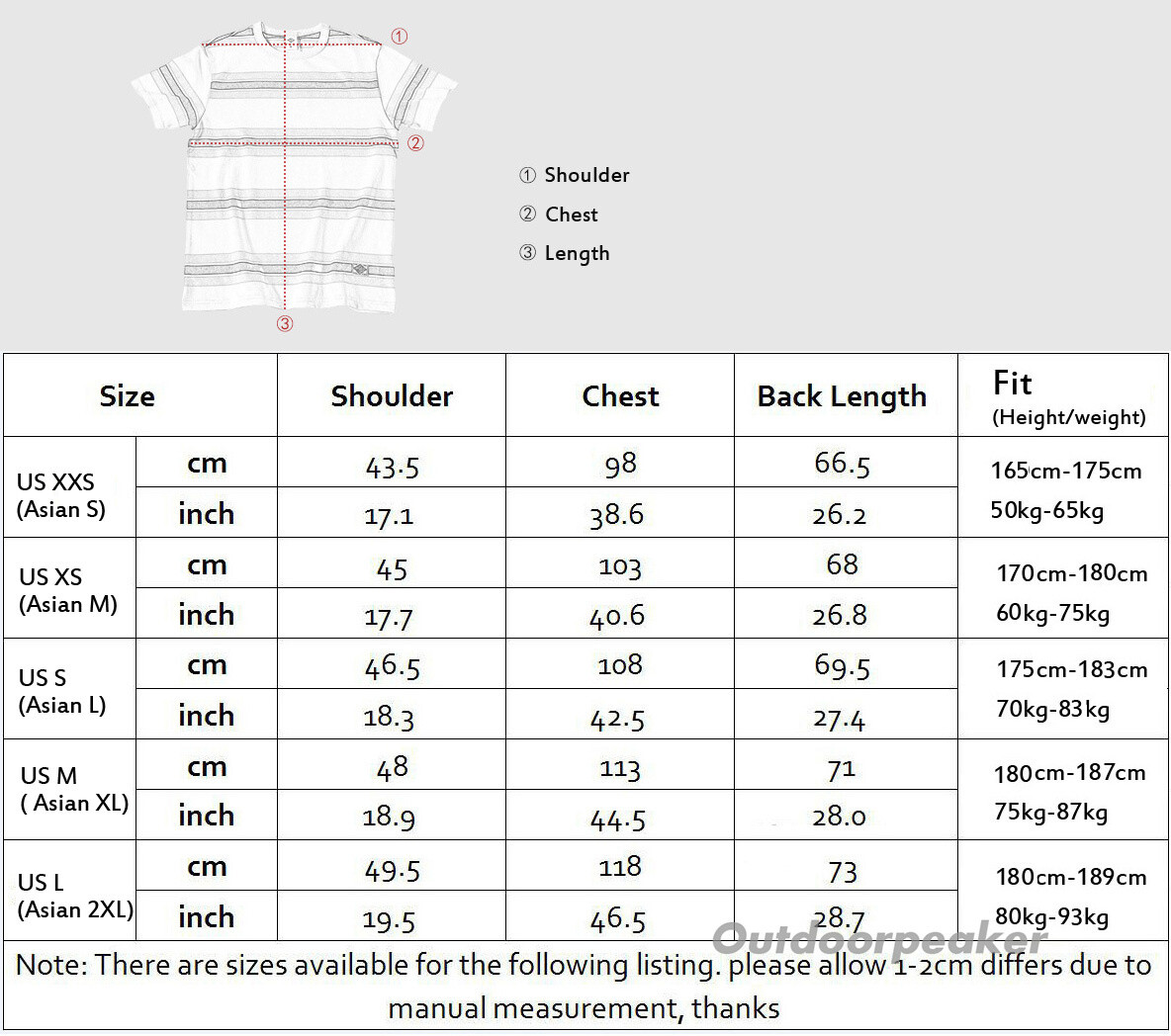NON STOCK Ivy League Striped Crew Neck T Shirts Preppy Style Men’s Casual Tee