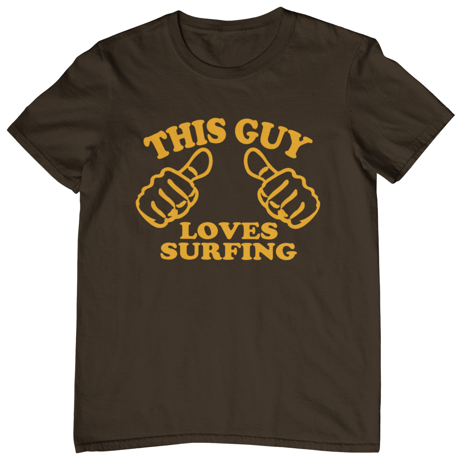 THIS GUY LOVES SURFING T-SHIRT – charlie dont surf sea wave beach board boys
