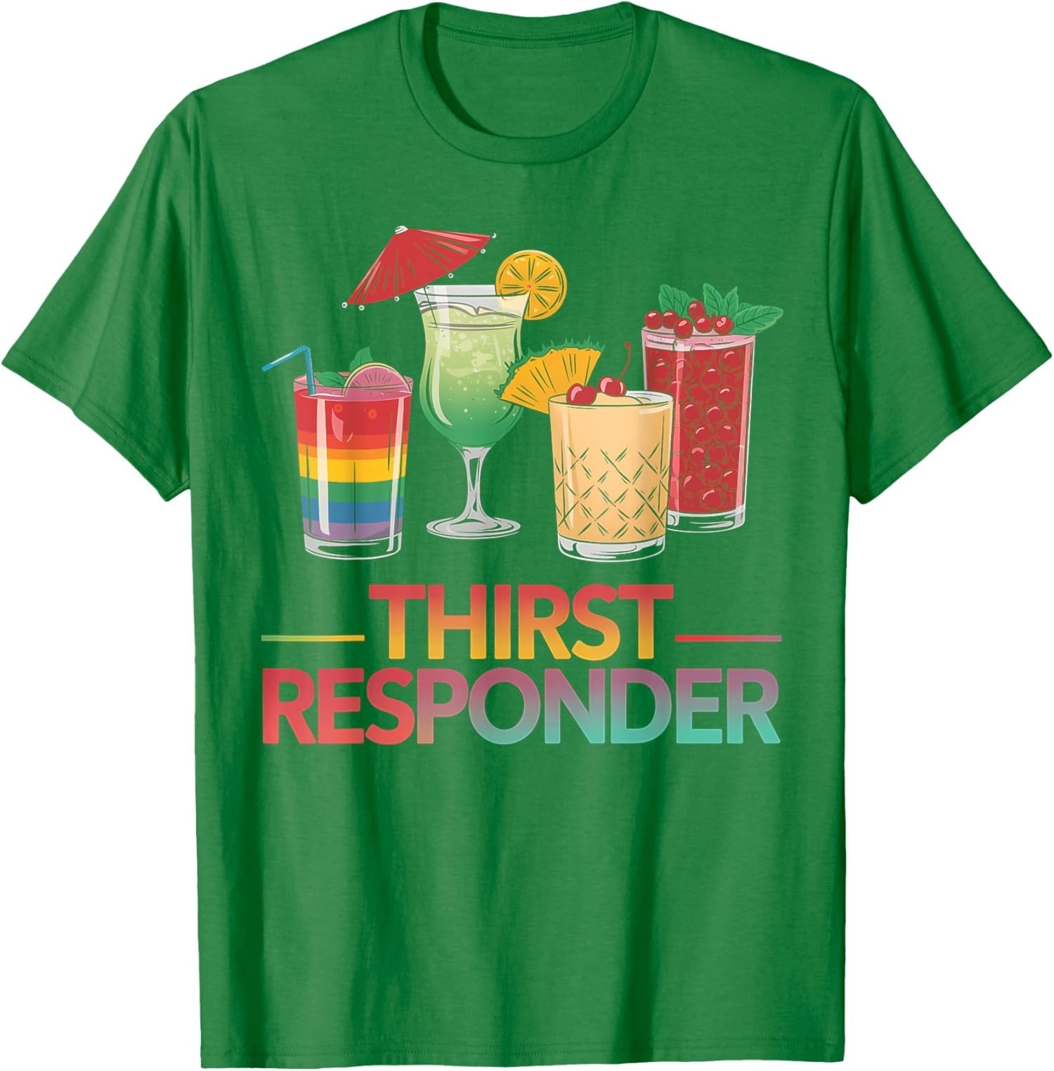 Thirst Response Responder Funny Bartender T-Shirt
