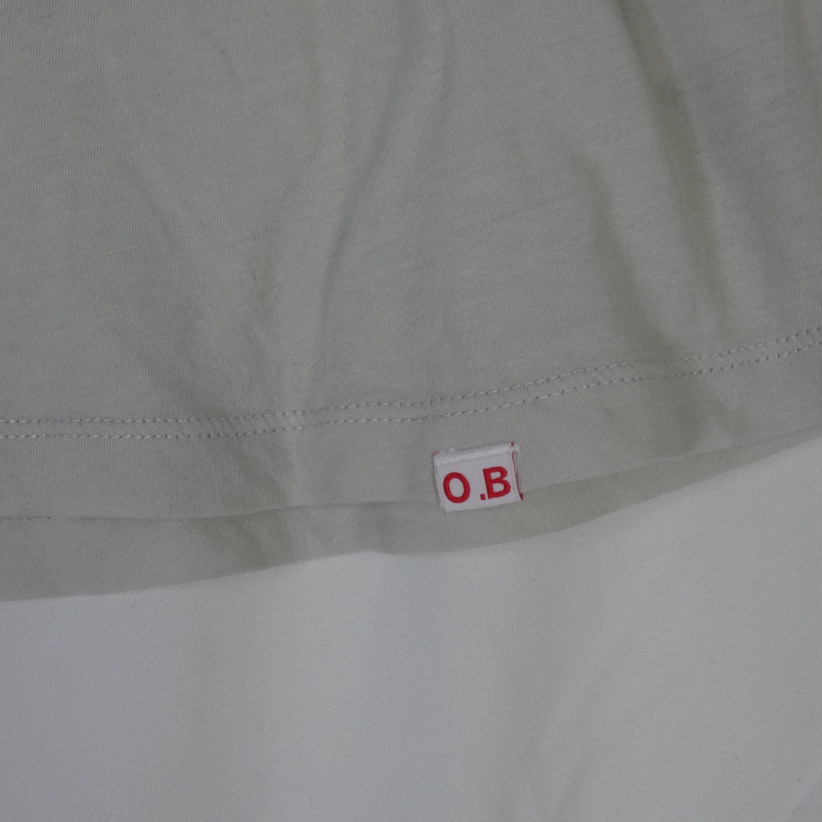 Orlebar BrowT Shirt Light Grey n Crew Neck Luxury Basics Cotton Size S