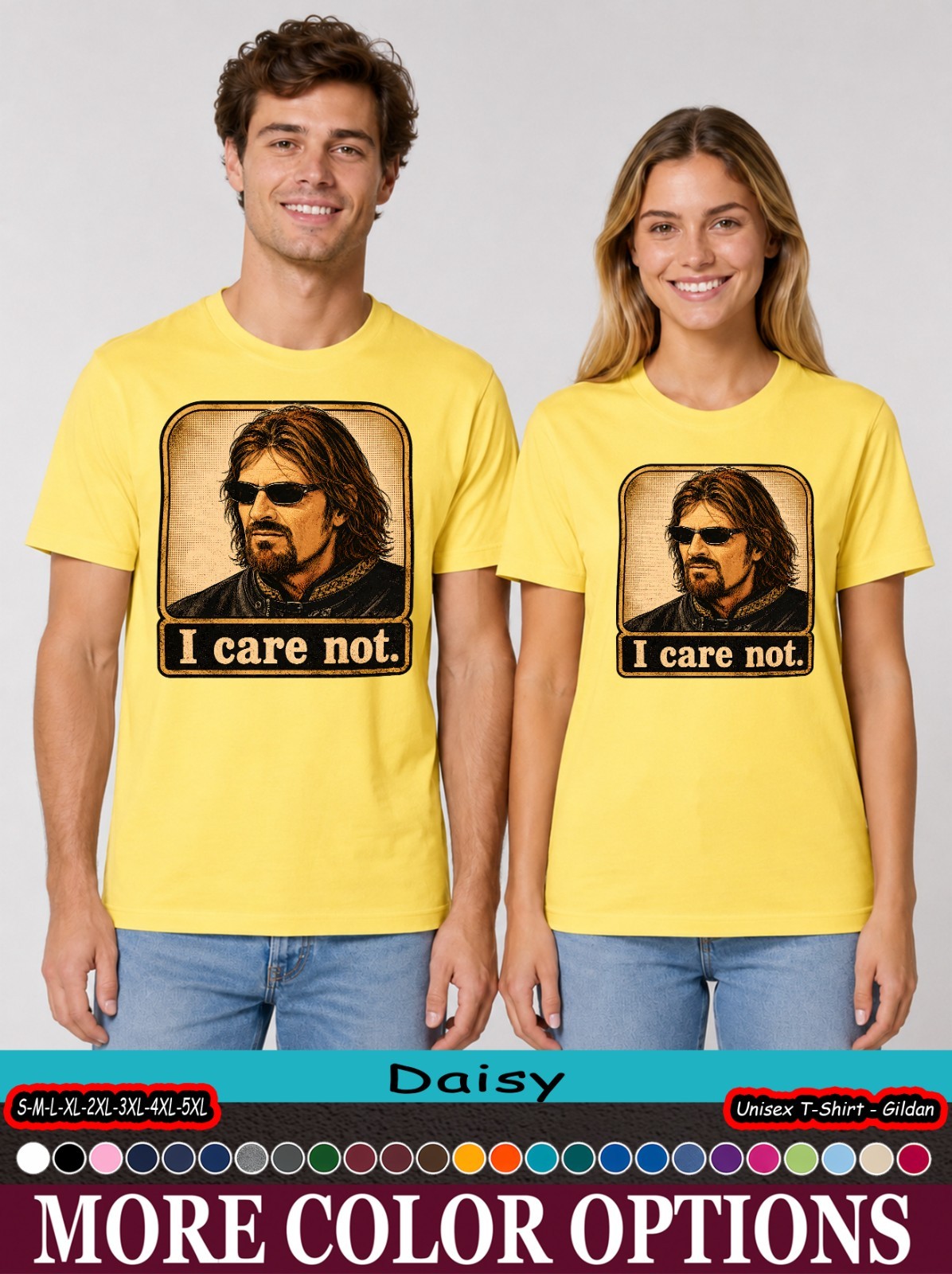 I Care Not Shirt, Medieval Fantasy Meme Graphic Tee