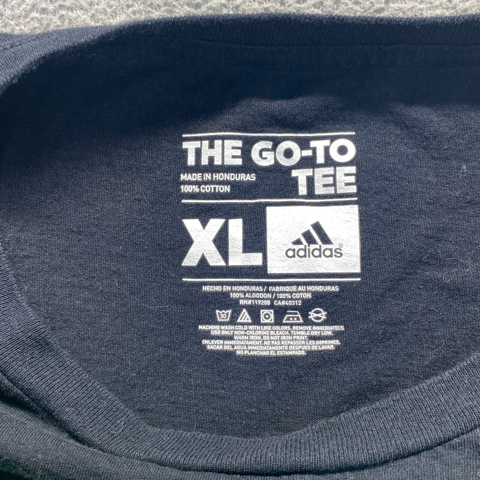 Adidas T-Shirt Men’s Sz XL Black The Go-To Tee Short Sleeve Fresh Never Fades