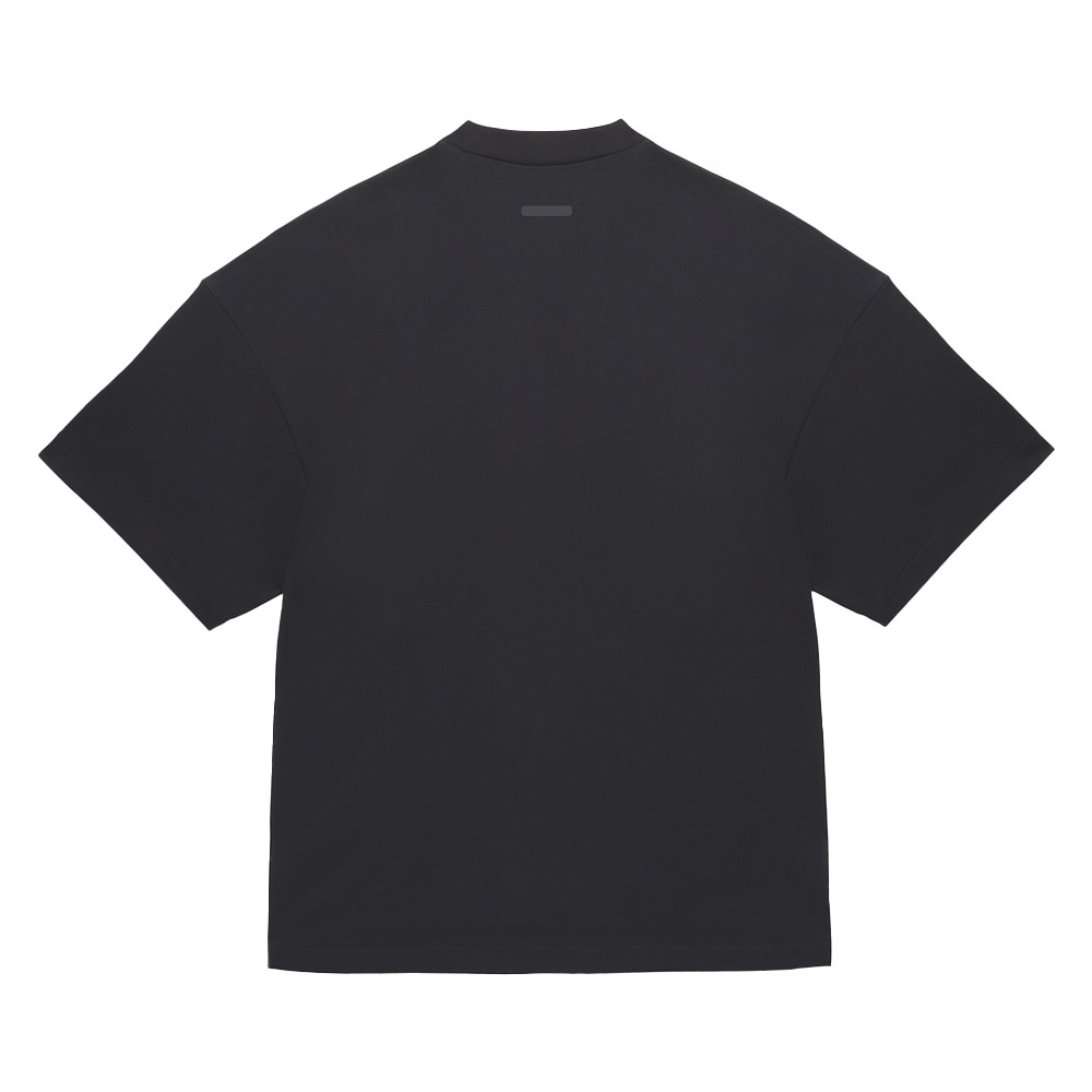adidas Fear Of God Athletics V Neck Short Sleeve T-Shirt Mens Black Casual Tops