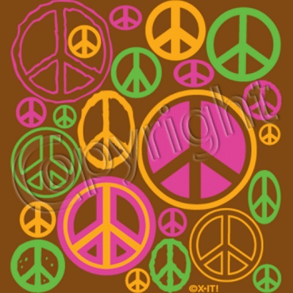 Peace Signs – Neon T Shirt You Choose Style, Size, Color Up to 4XL 10222