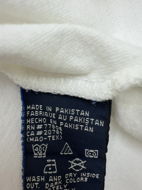 Tommy Hilfiger Men’s T-Shirt White Graphic Logo Size L Regular