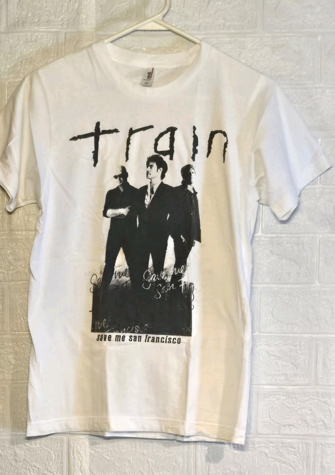 Train “Save Me San Francisco” T-Shirt Ladies S White Summer Tour 2010