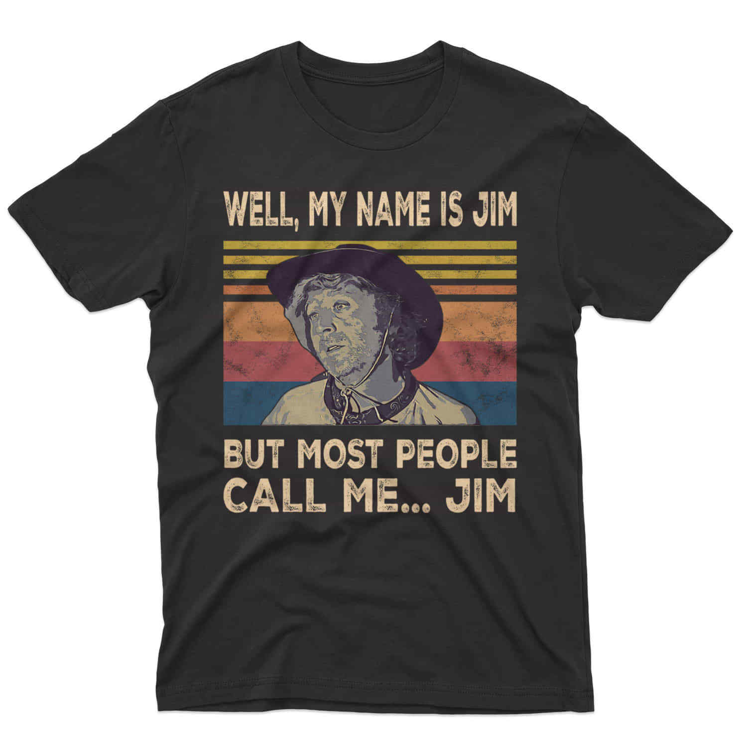 SALE Well My Name Is Jim But Most People Call Me Jim Vintage Blazing Saddles T-S