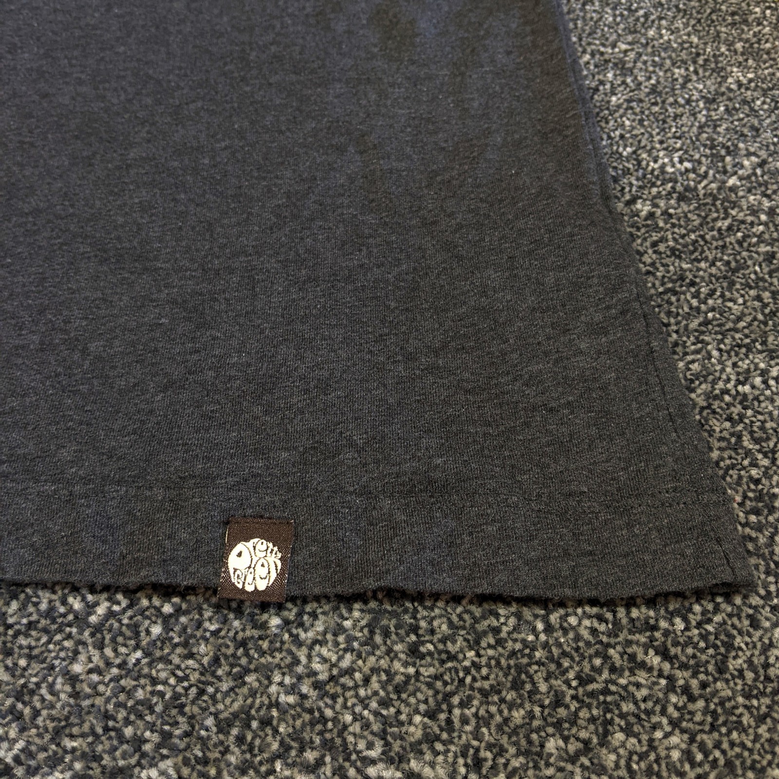 PRETTY GREEN Men’s Charcoal/Marl Grey Cotton T-Shirt Embroidered Logo Top XXL