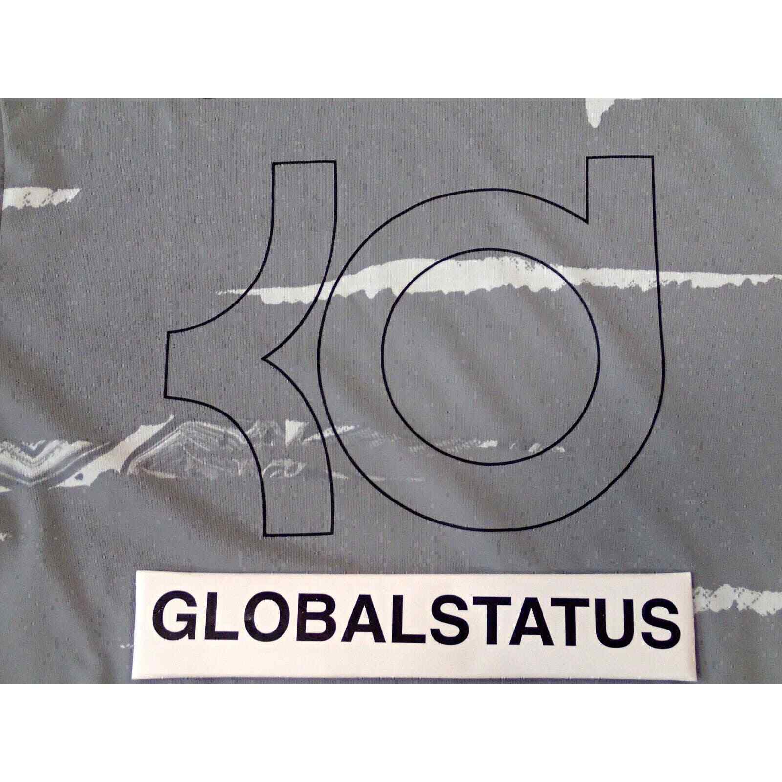 NIKE KD LOGO ART 1 CLAW COOL GREY BLACK DRI FIT SHIRT SZ 2XL ( 806753-043 )