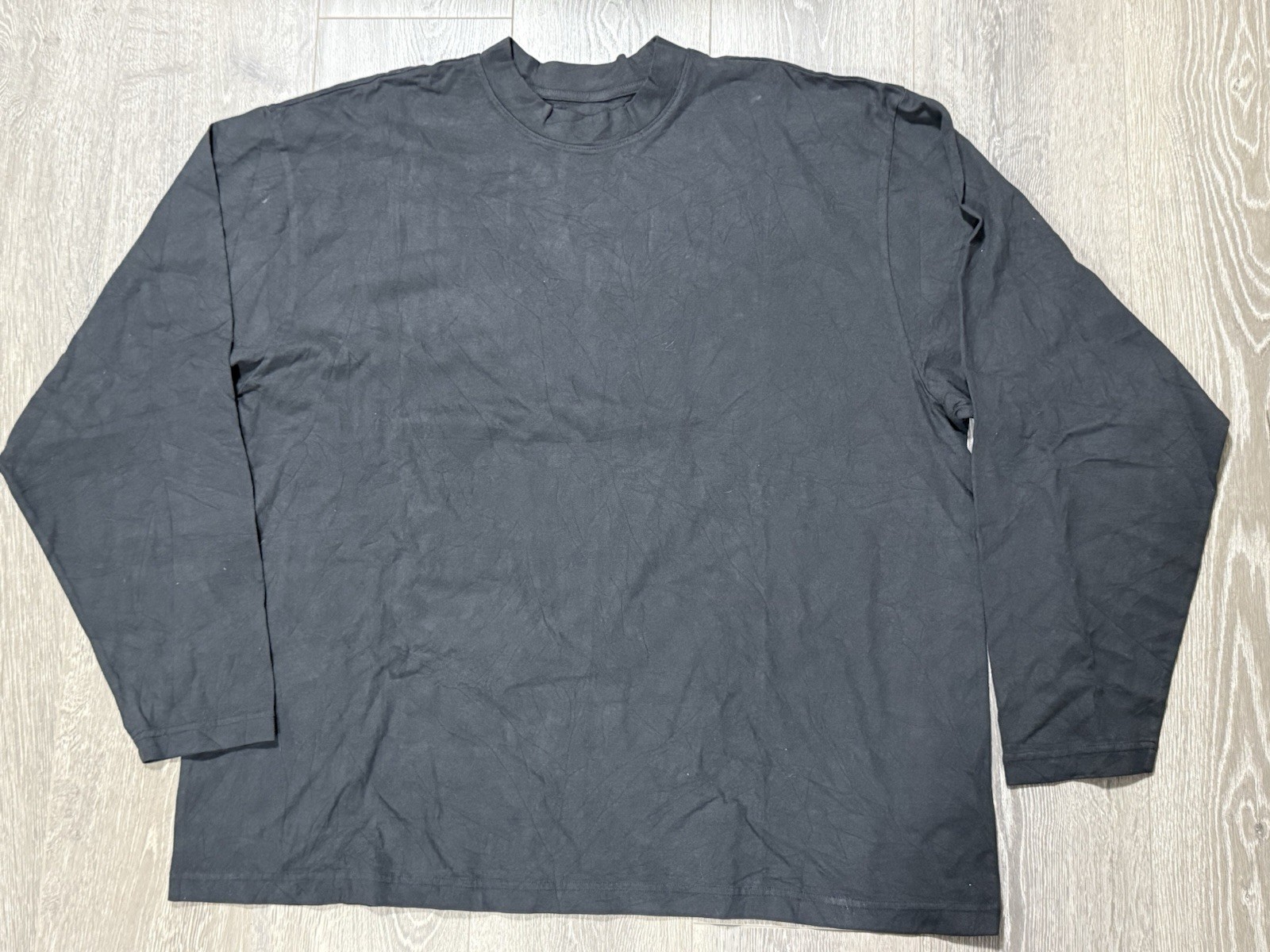 Yeezy YZY x GAP Unreleased Black Long Sleeve T Shirt Mens Size XXL 2XL