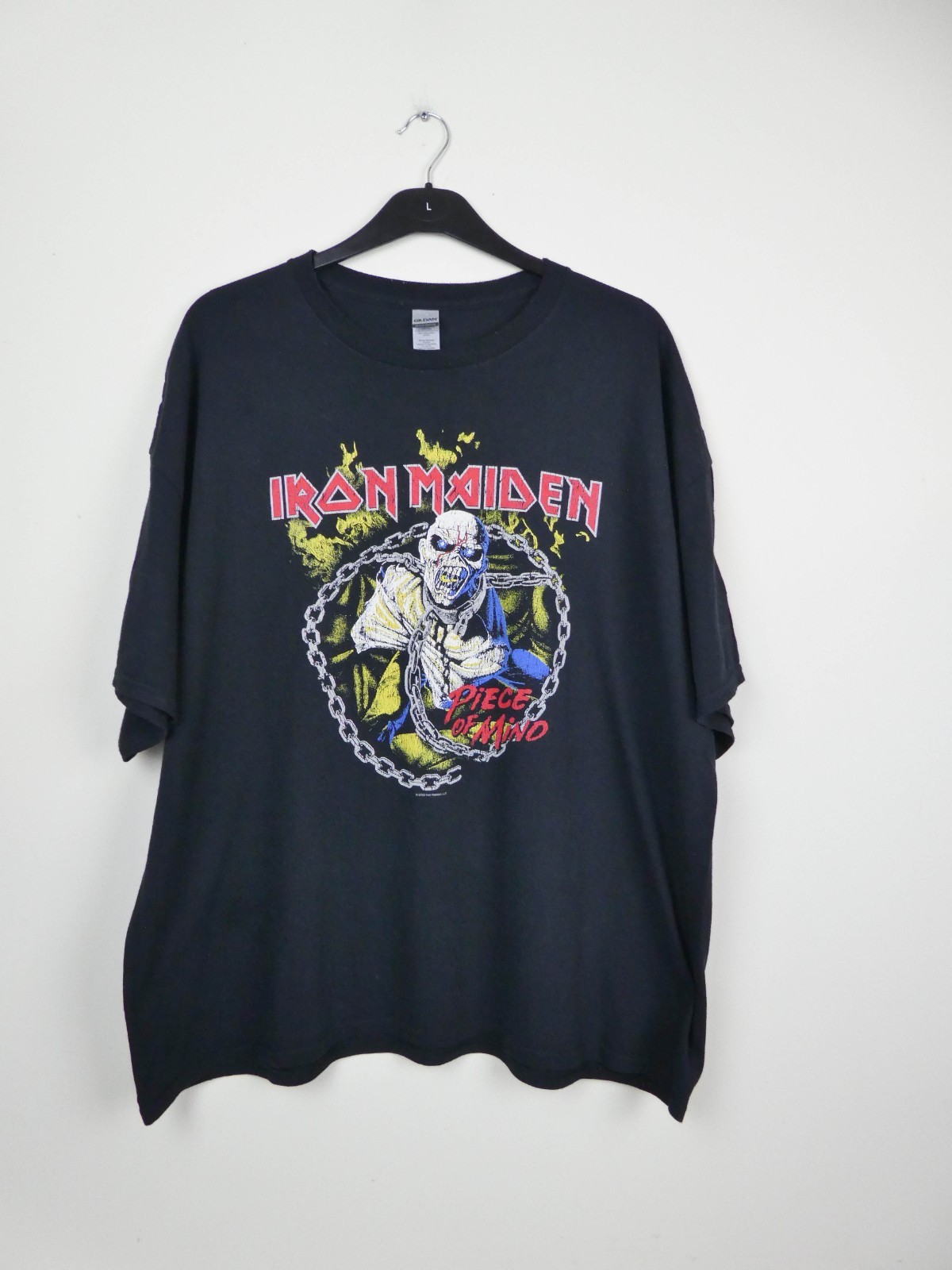 Iron Maiden Piece of Mind T-Shirt Black 3XL 52″