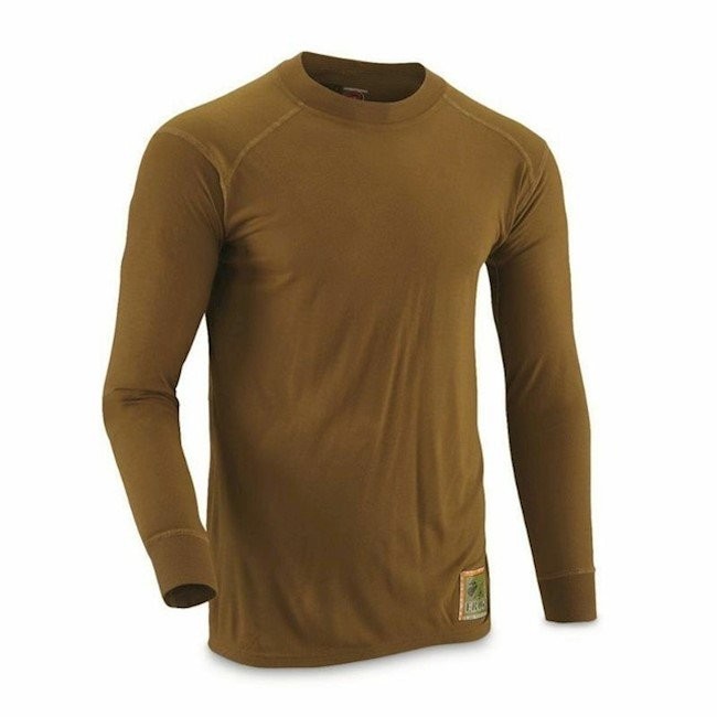 USMC FROG Silkweight Thermal Base Layer – Marine Corps Coyote Military Shirt