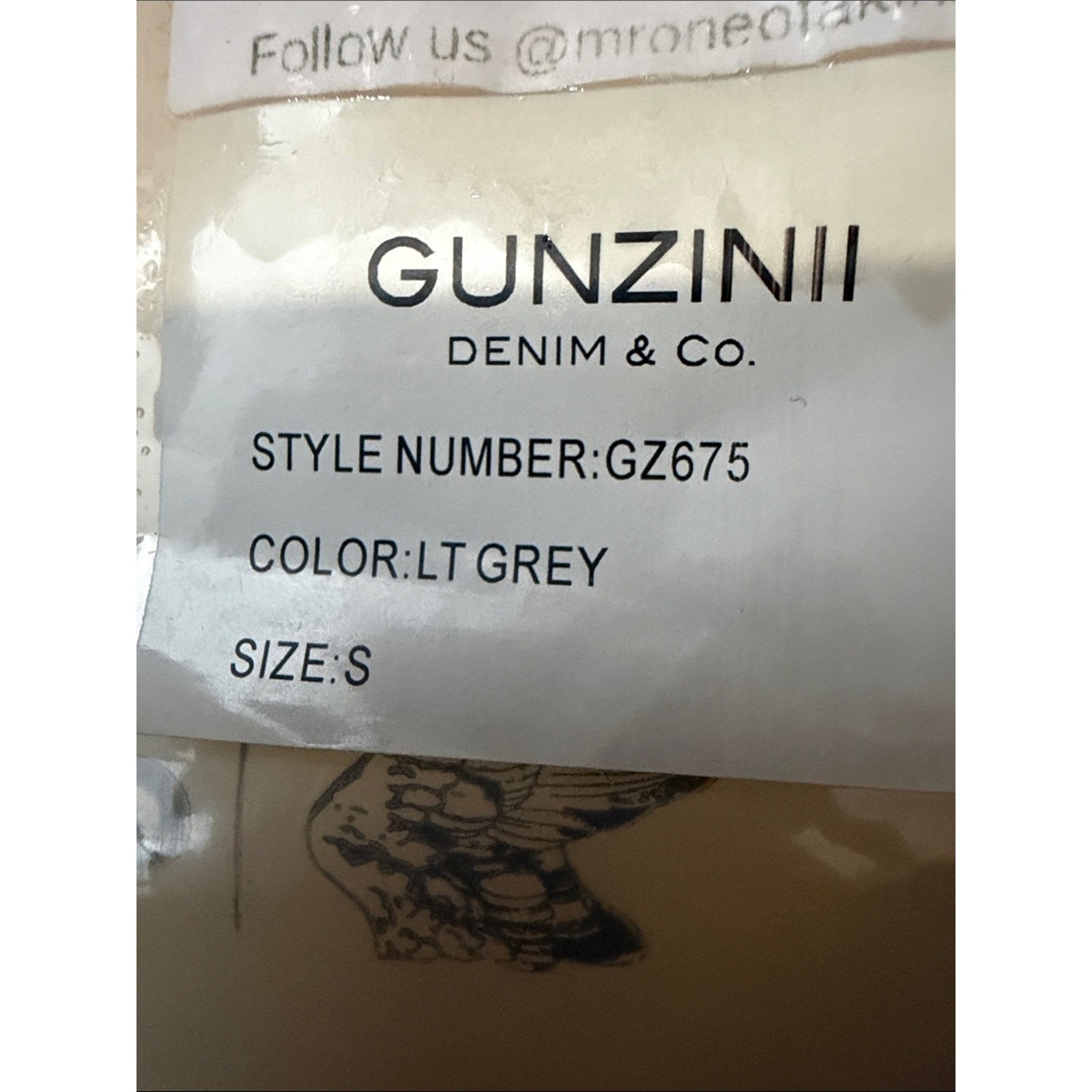 Gunzinii Denim & Co. “Heart on Fire” Split-Tone Graphic Tee