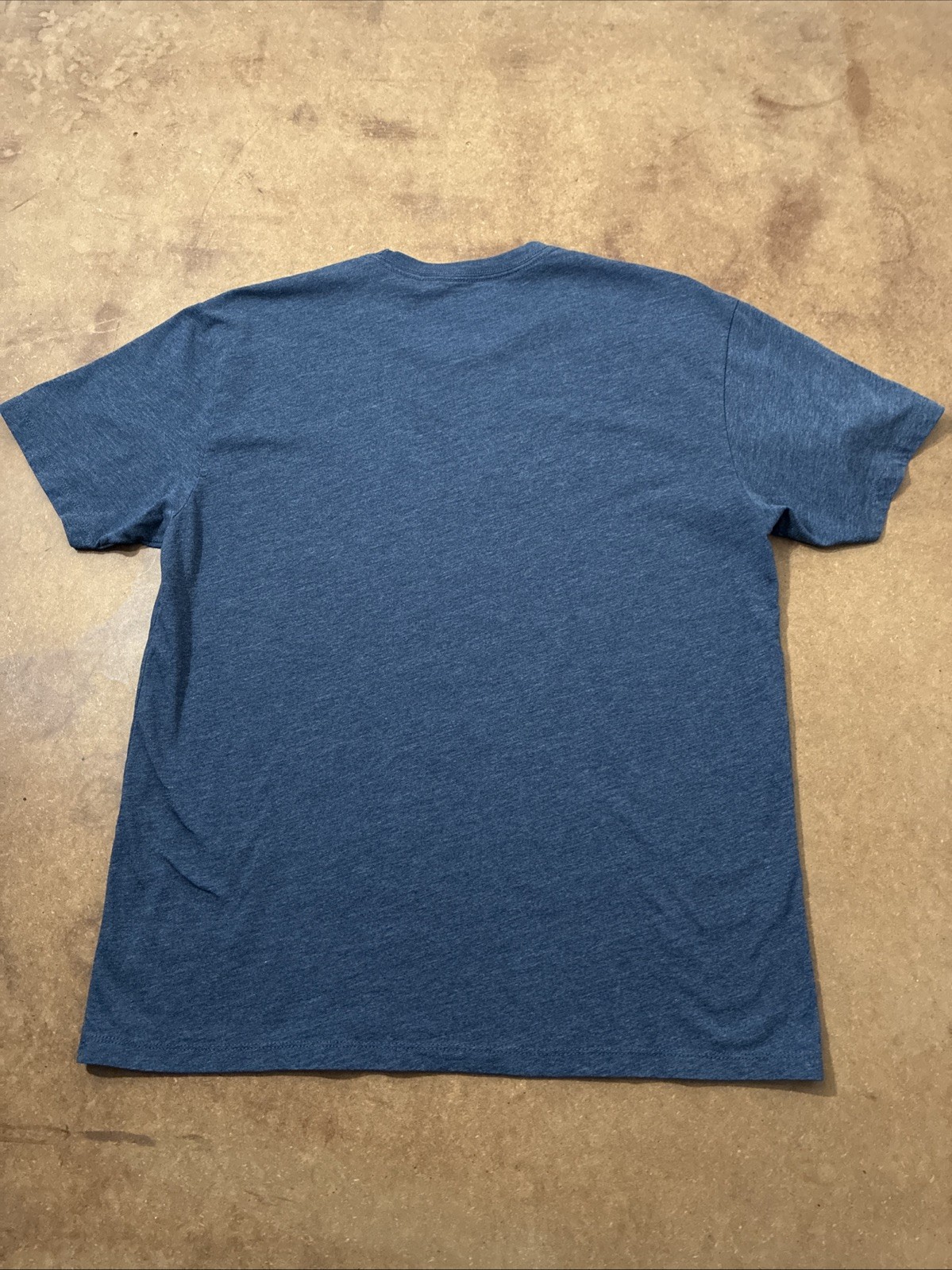 Ariat Men’s Short Sleeve Graphic Tee Blue Sz L Bull Skull Cowboy Western Rodeo