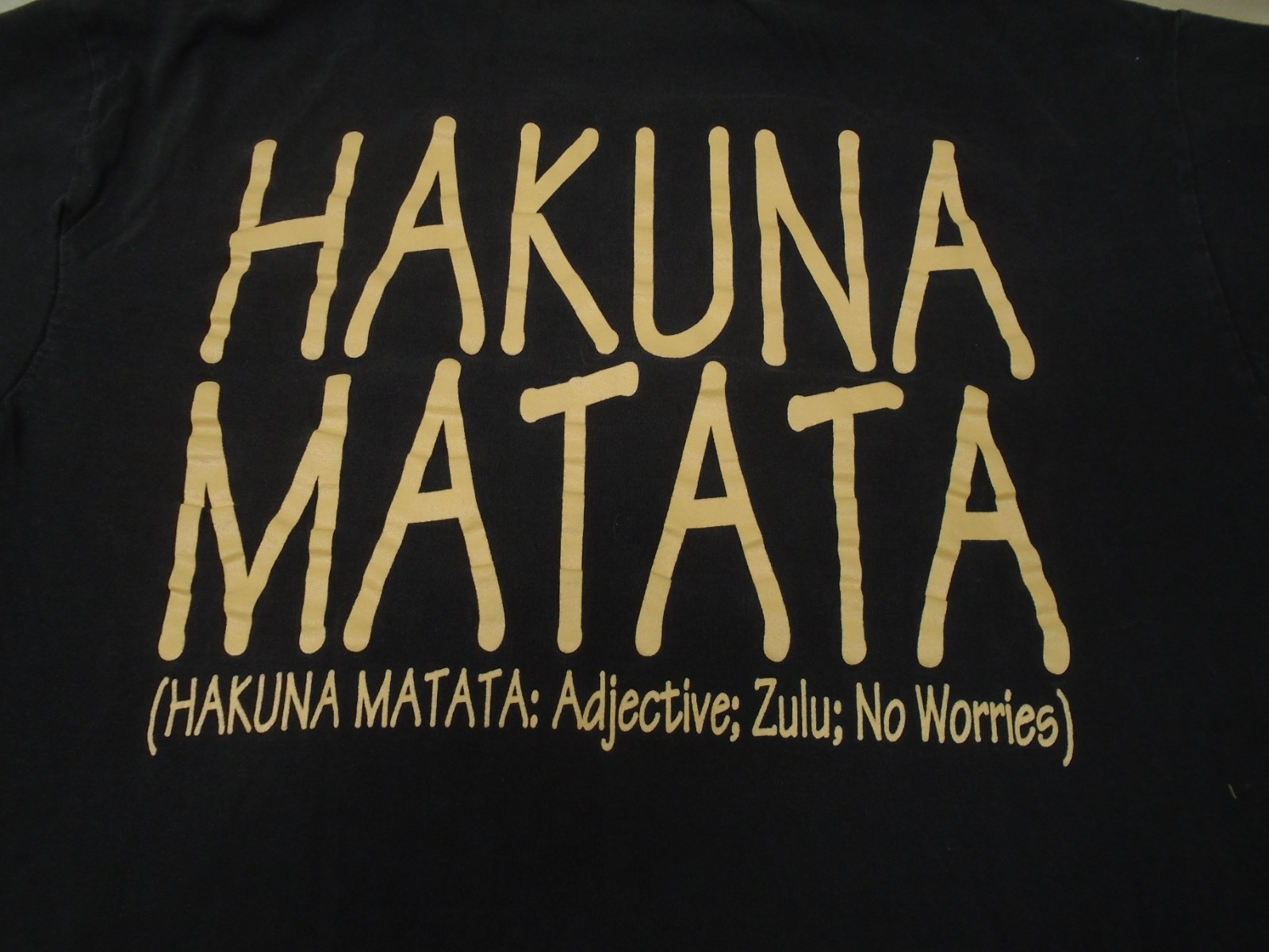 Vintage 90’s Disney Designs Lion King Hakuna Matata T-shirt L Single Stitch