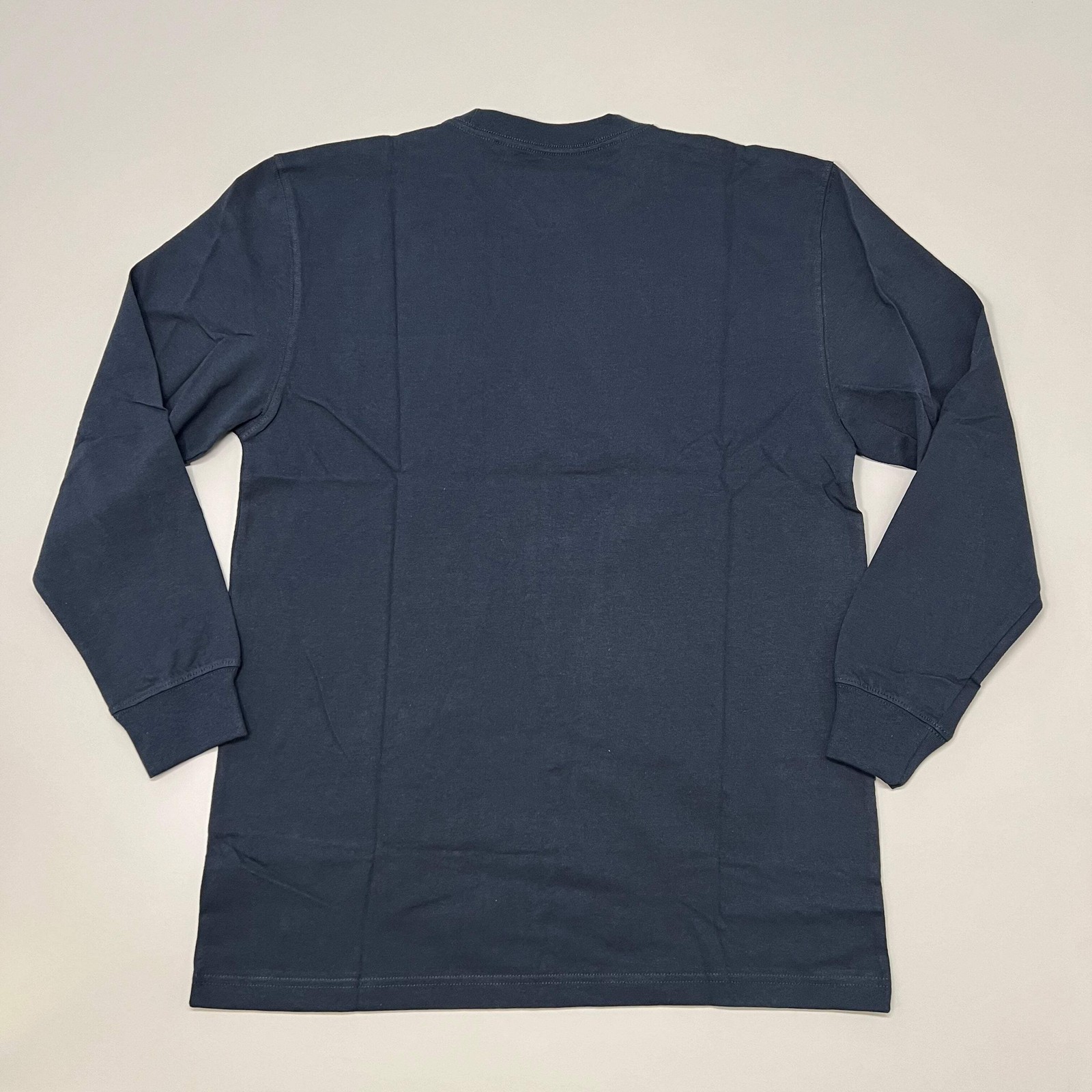DICKIES Heavyweight Fabric Long Sleeve Pocket T-Shirt Men’s Sz M Dark Navy WL450