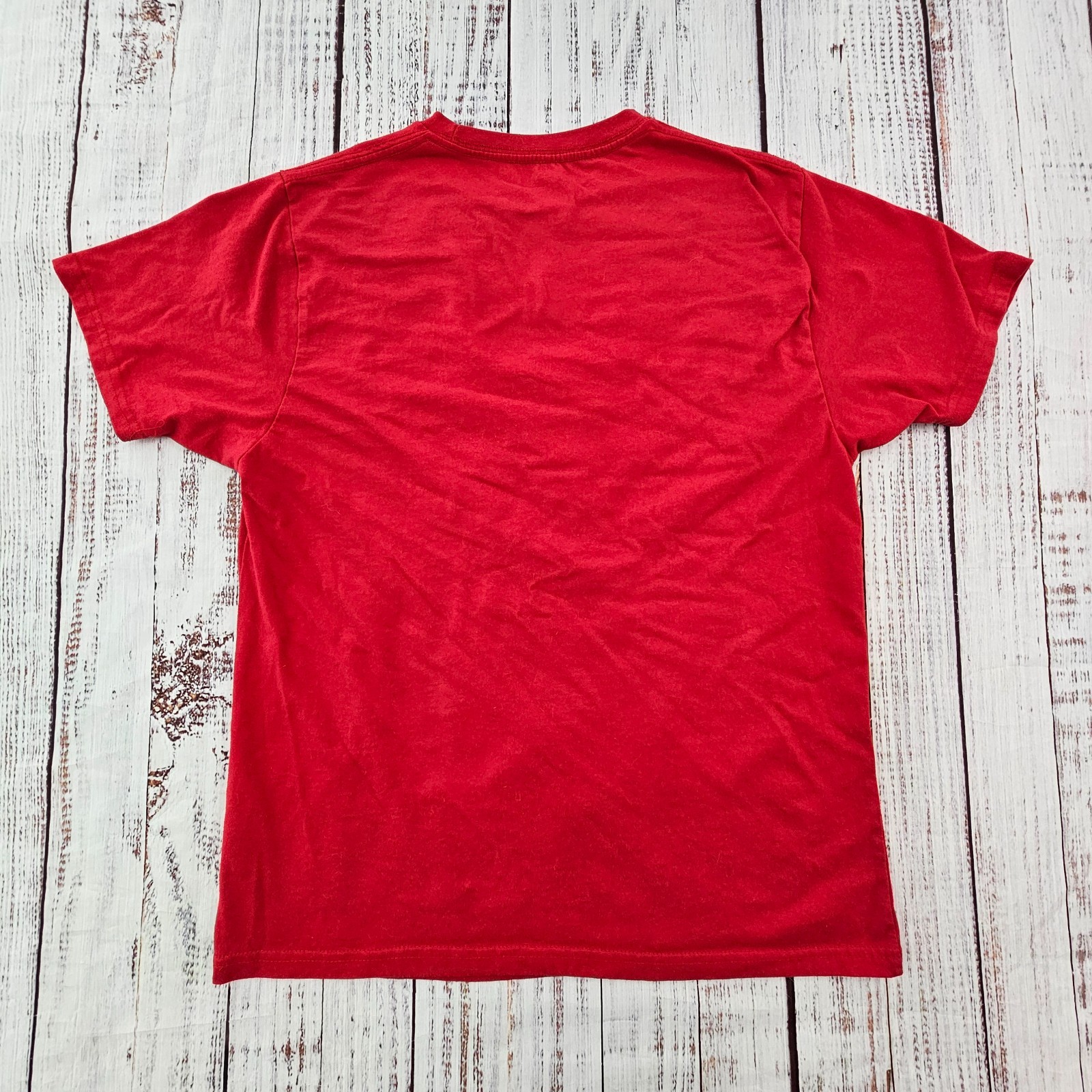Holiday Time Red Santa Suit Short Sleeve Tee Men’s Large (42/44)