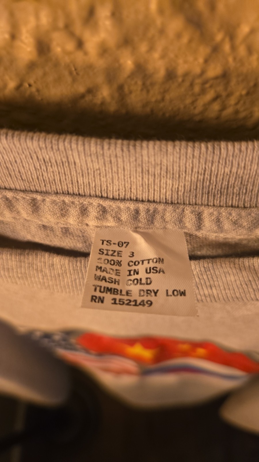 Ye Live In California Tour Merch TS-07 GRAY T-Shirt Size 3 (large)