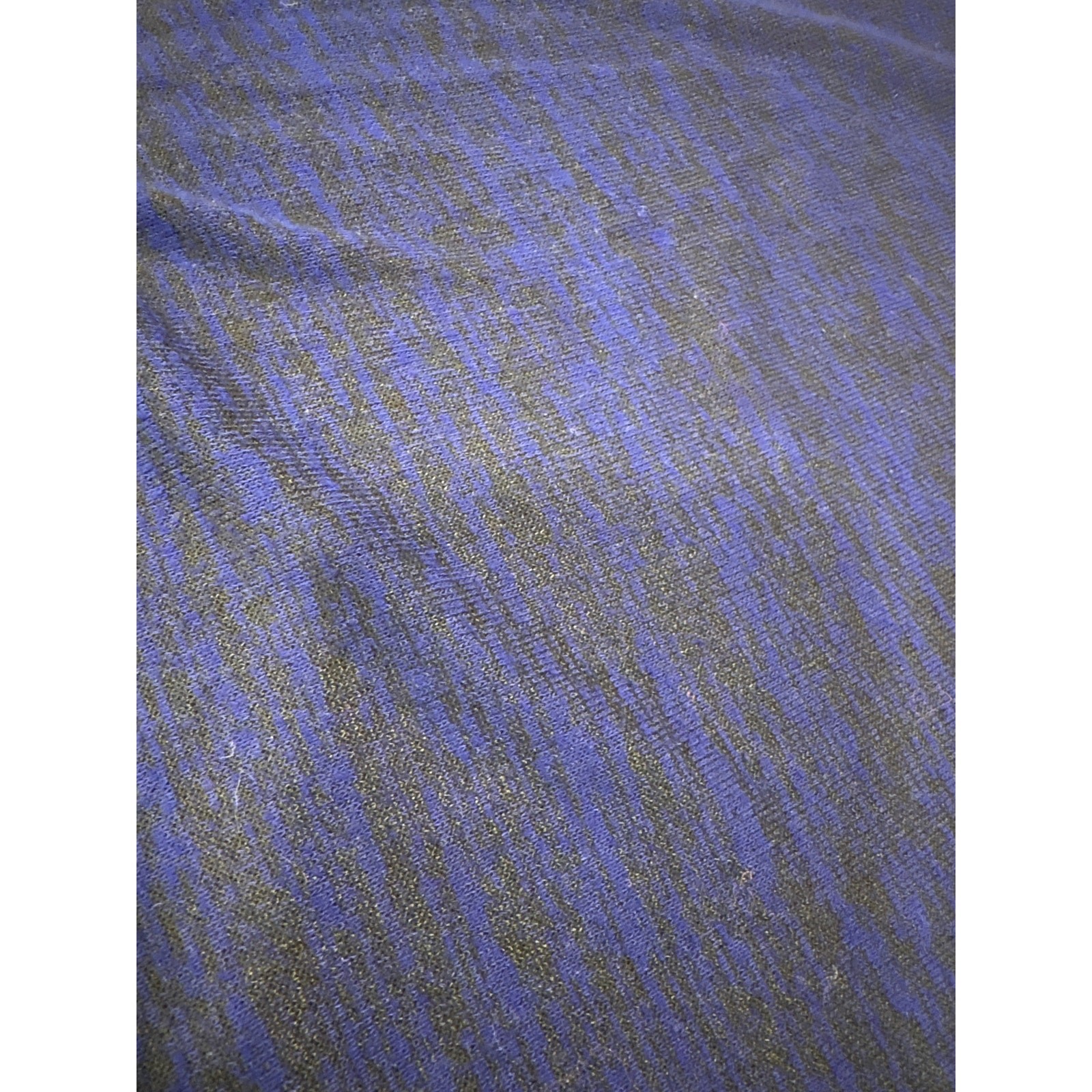 Rag & bone long sleeve shirt features blue and black textured pattern Size M