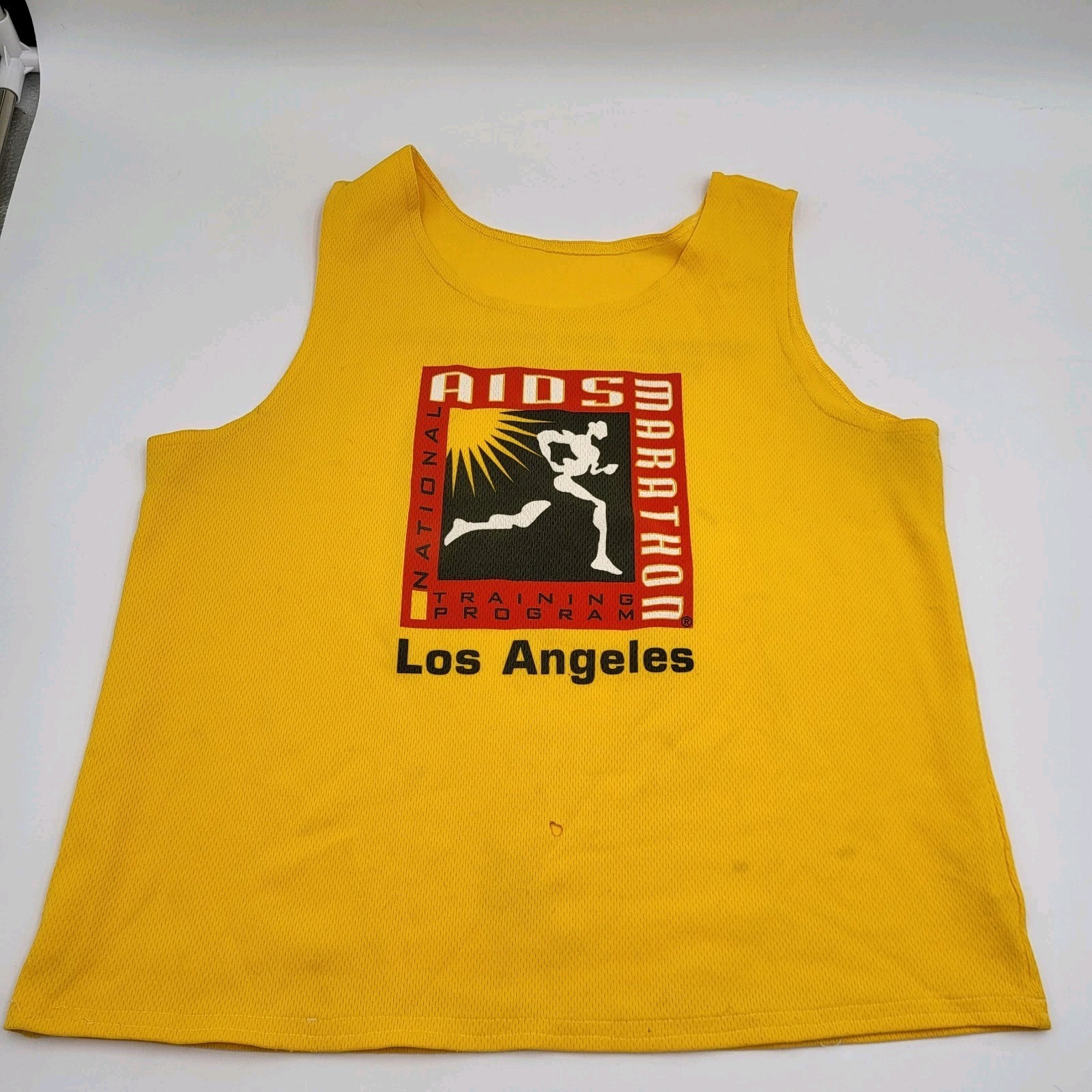 Vintage 2001 Honolulu Marathon Aids Training Program Sleeveless Top Sze M