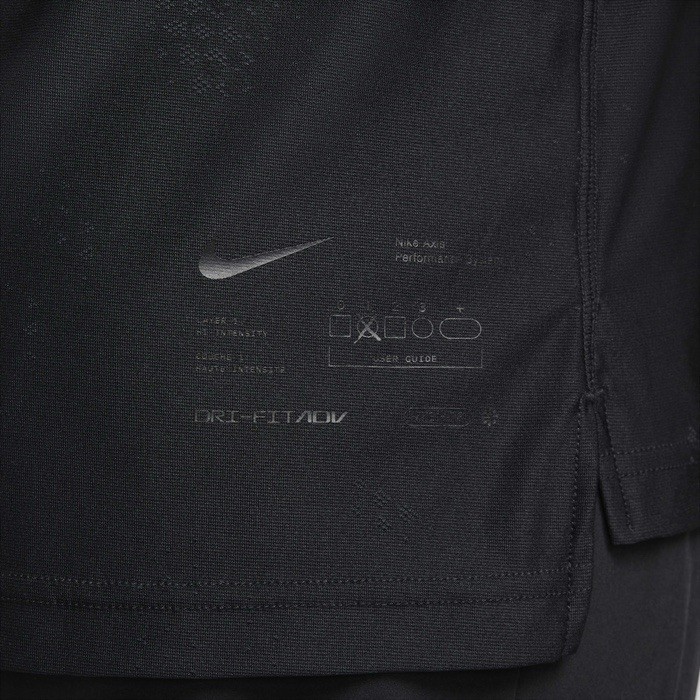 Size L- Nike Men’s APS Dri-FIT ADV Short-Sleeve Versatile Top, Black.