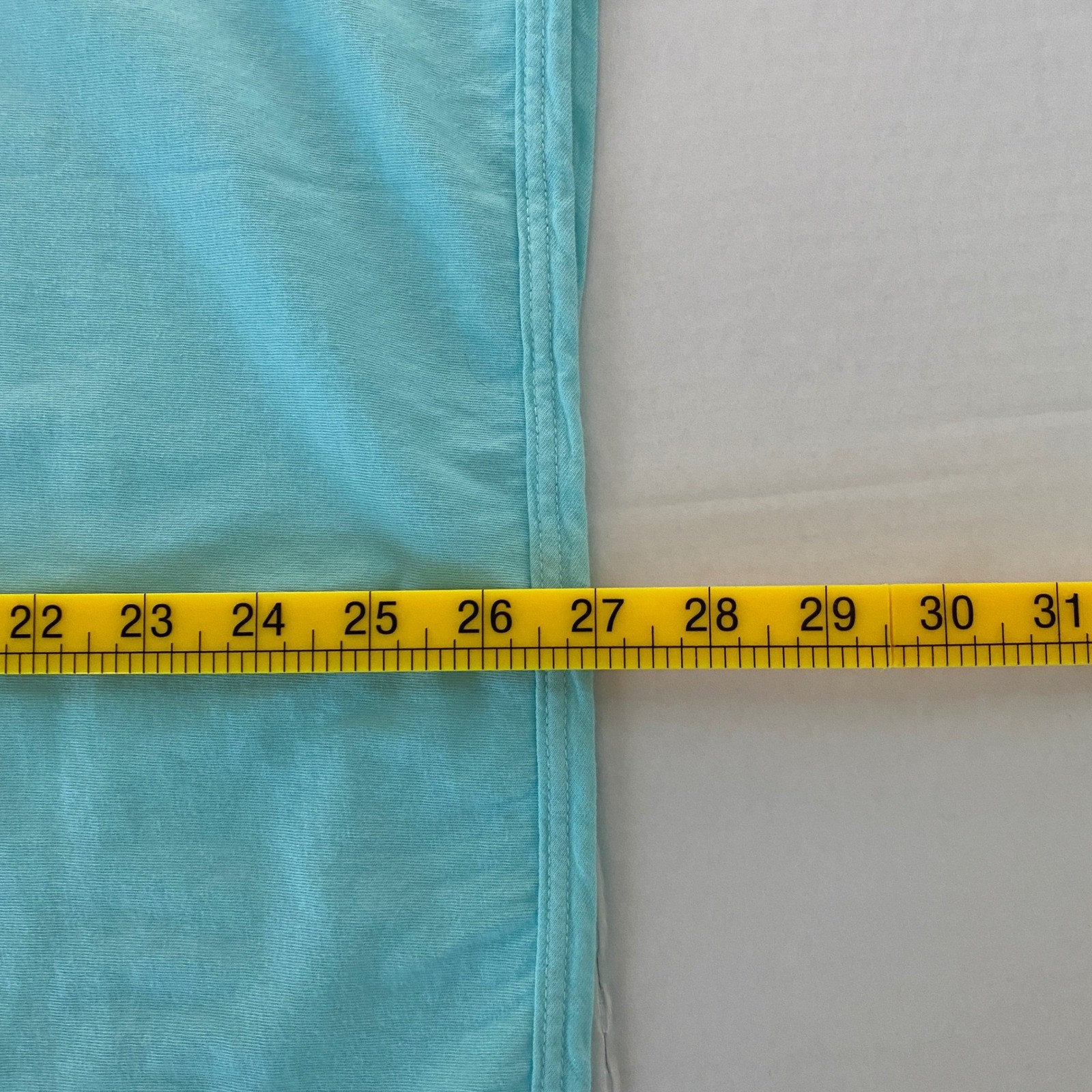 M. Singer Mens Aqua Blue Cotton Pocket T-Shirt Made in USA Small NWT