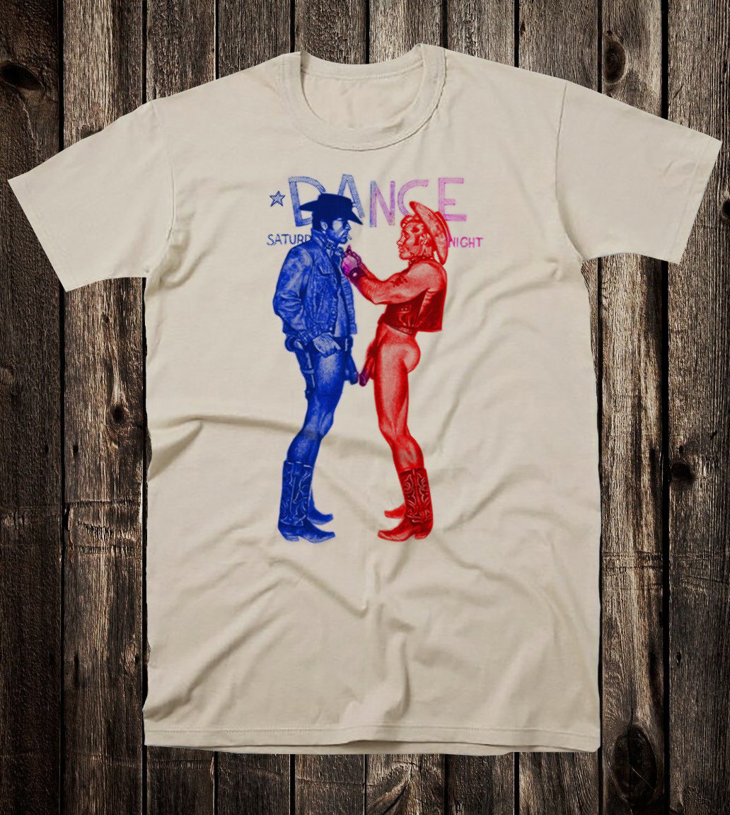 Gay Cowboys – Seditionaries – Retro T Tee Shirt Punk Queer Cowboy