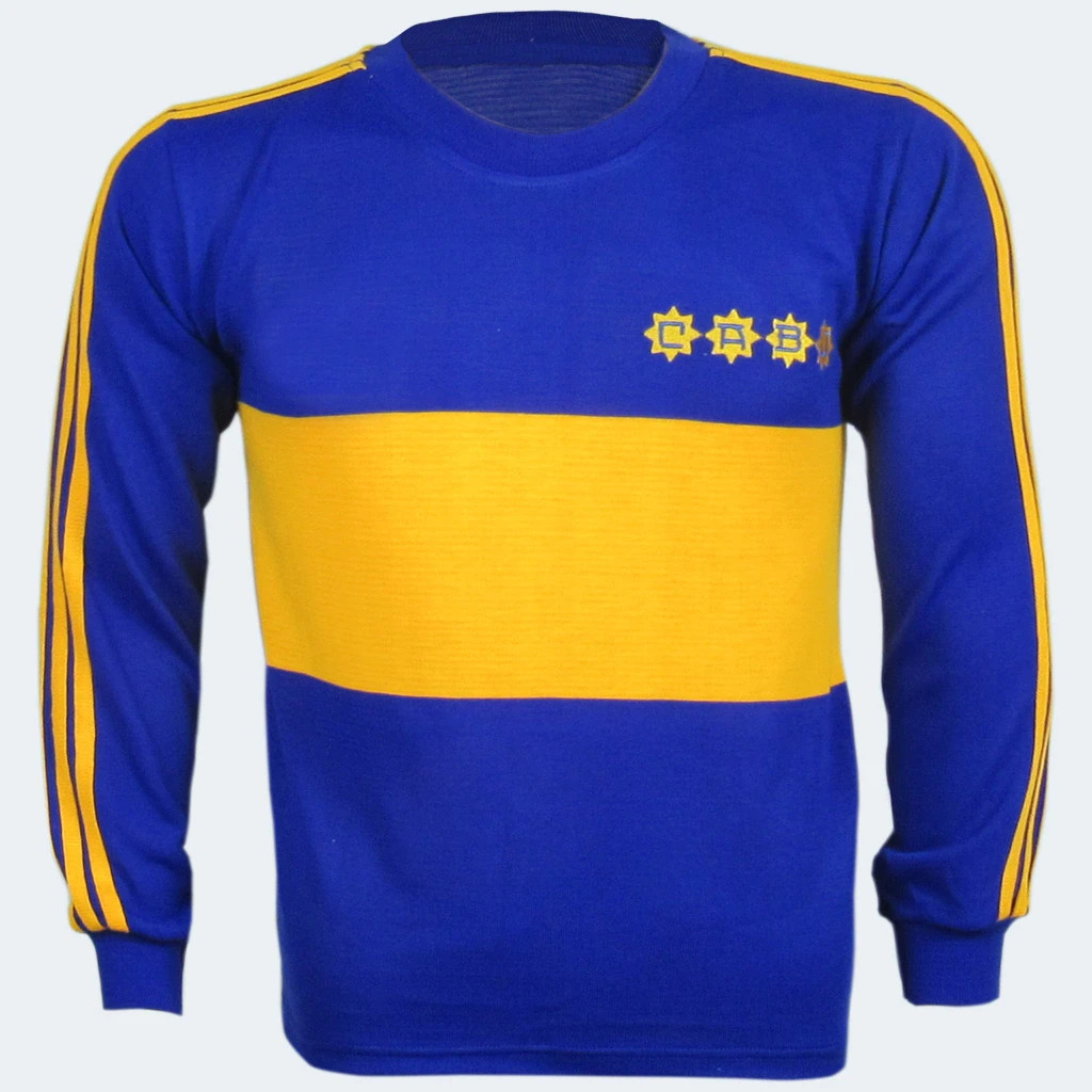 Boca Juniors 80s Retro Football Jersey