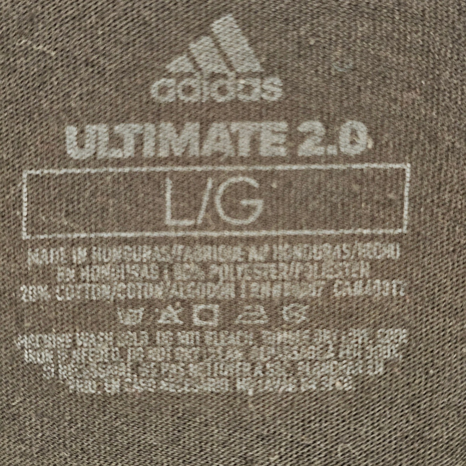 Adidas Mens Ultimate 2.0 Climalite Black Graphic T-Shirt Multilingual Large L