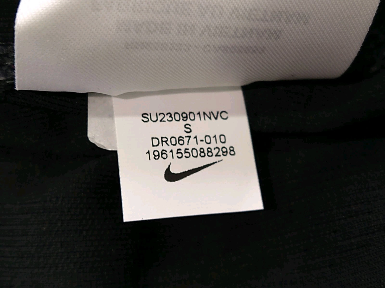 Nike Dri-FIT ADV Vapor 4 Knit Soccer Jersey – DR0671 010 – Black – Size: S – NWT