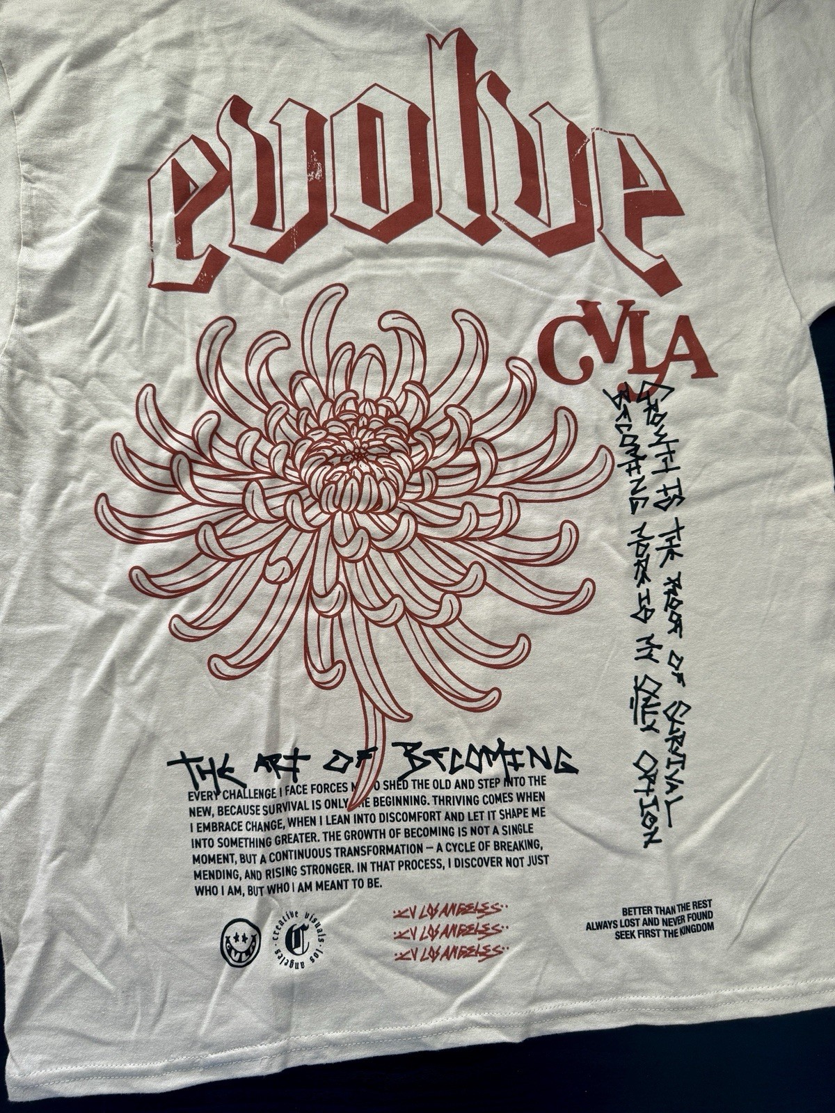 CVLA “Evolve” Graphic Tee — NWOT