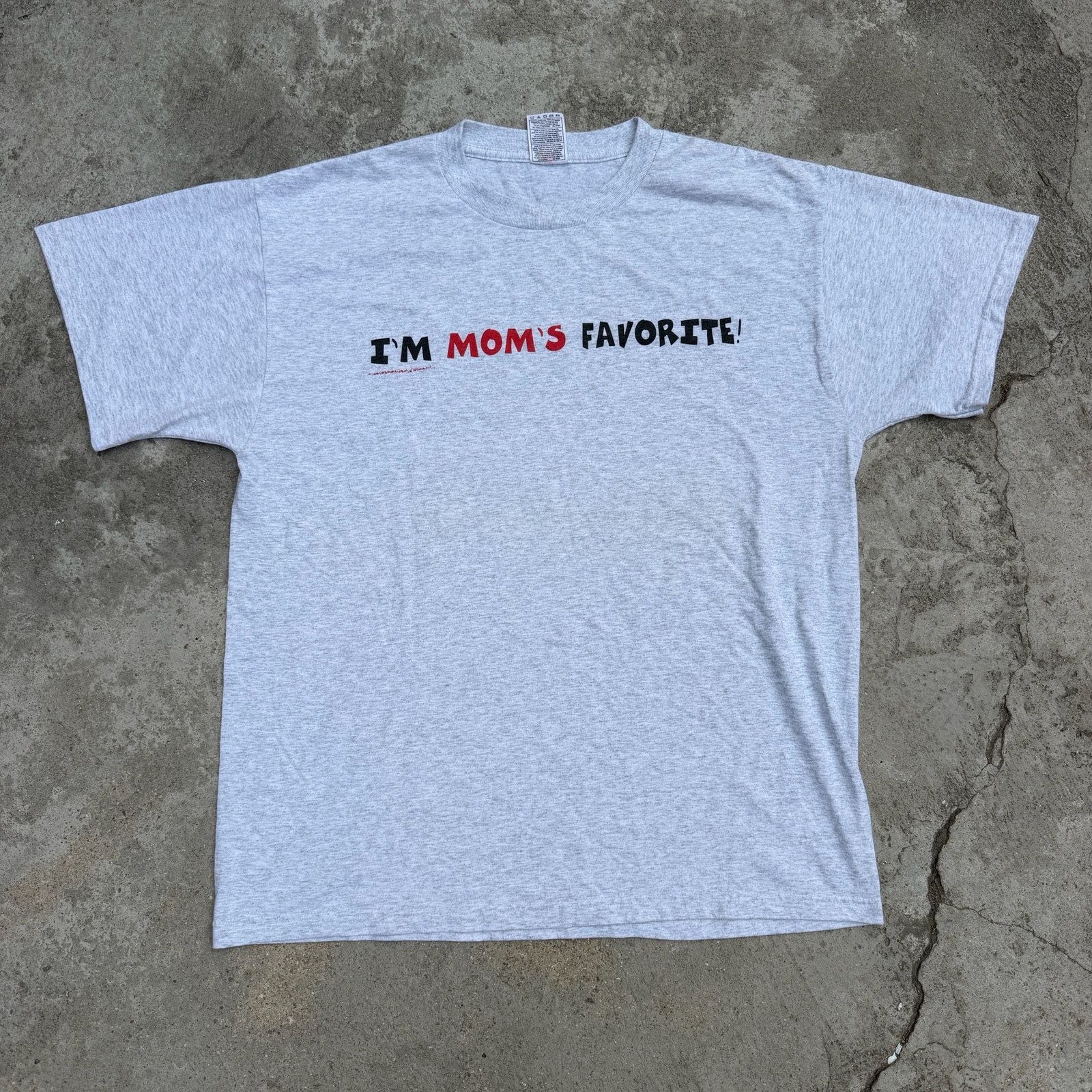 Vintage Fruit of the Loom Best I’M Moms Favorite! Graphic Tee