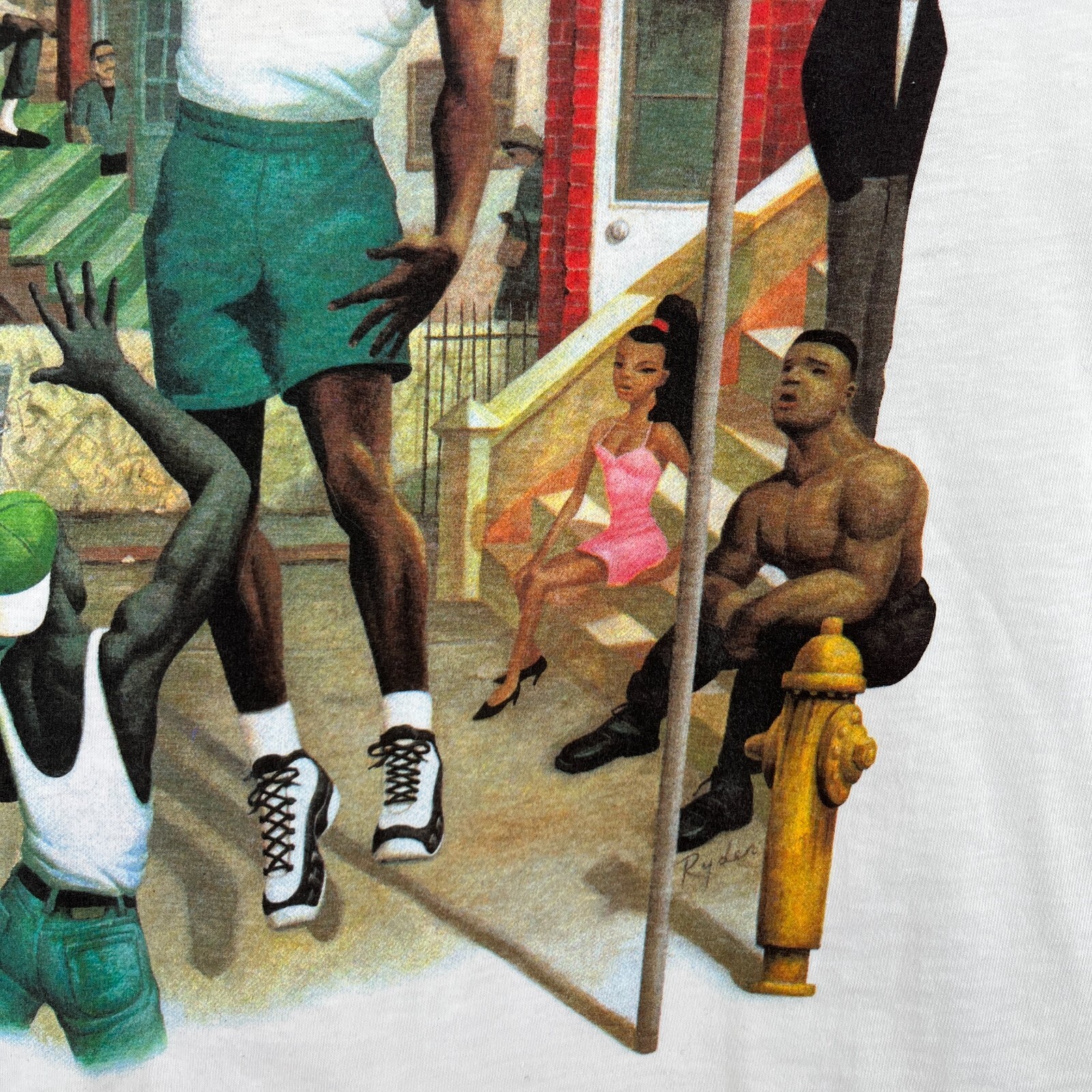 NIKE Shirt XL 1991 MICHAEL JORDAN Mark Ryden Hoop Heroes Single Stitch Air NEW