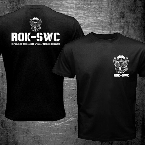 Republic of South Korea ROK Army Special Forces Warfare Command Military T-shirt