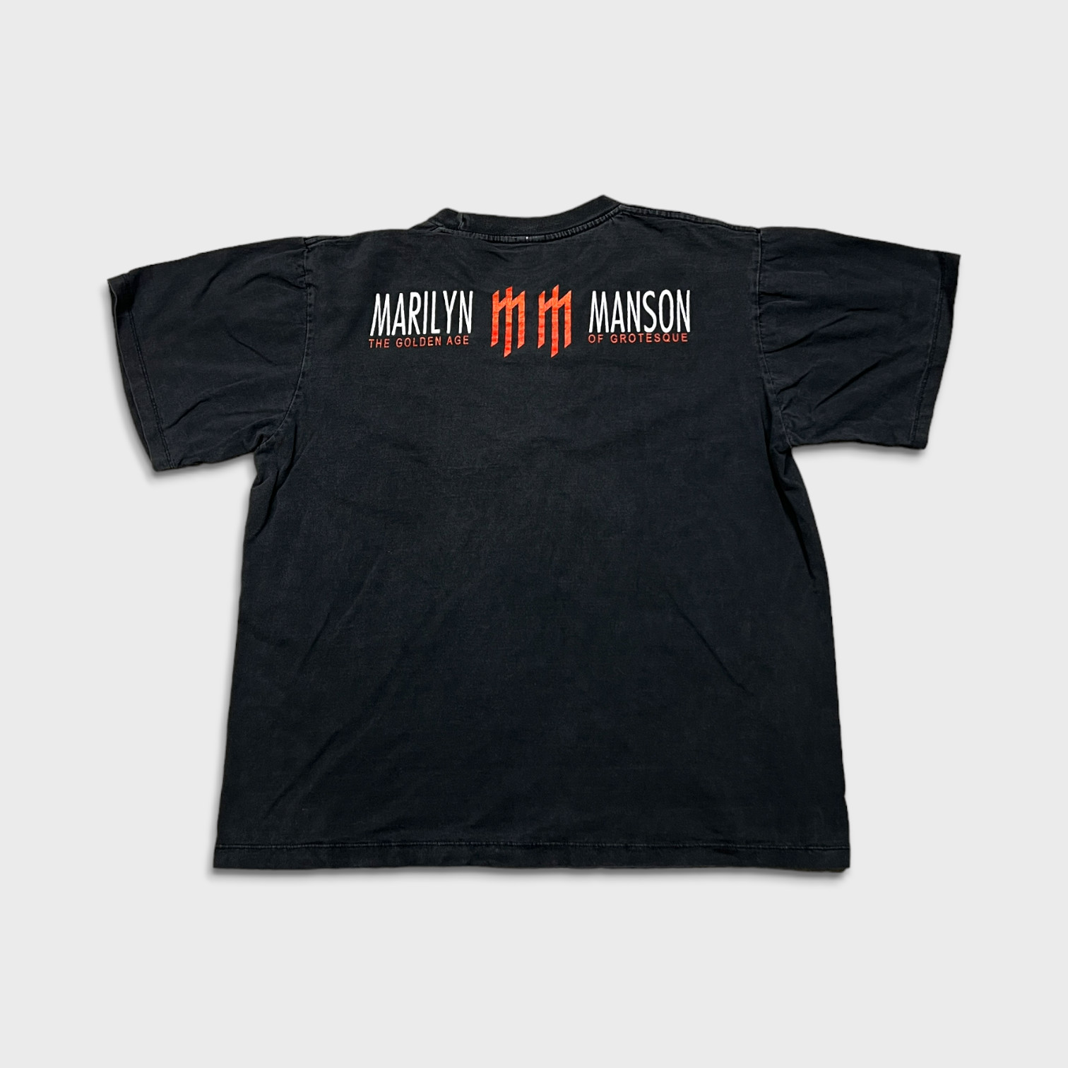 Vintage 2003 Marilyn Mason T Shirt Mens Medium The Golden Age of Grotesque Band
