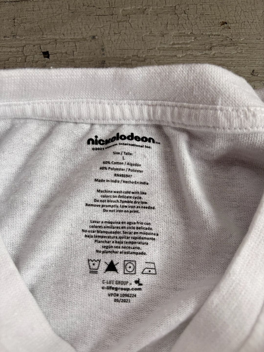 Nickelodeon 90s Characters Graphic Print White T-Shirt