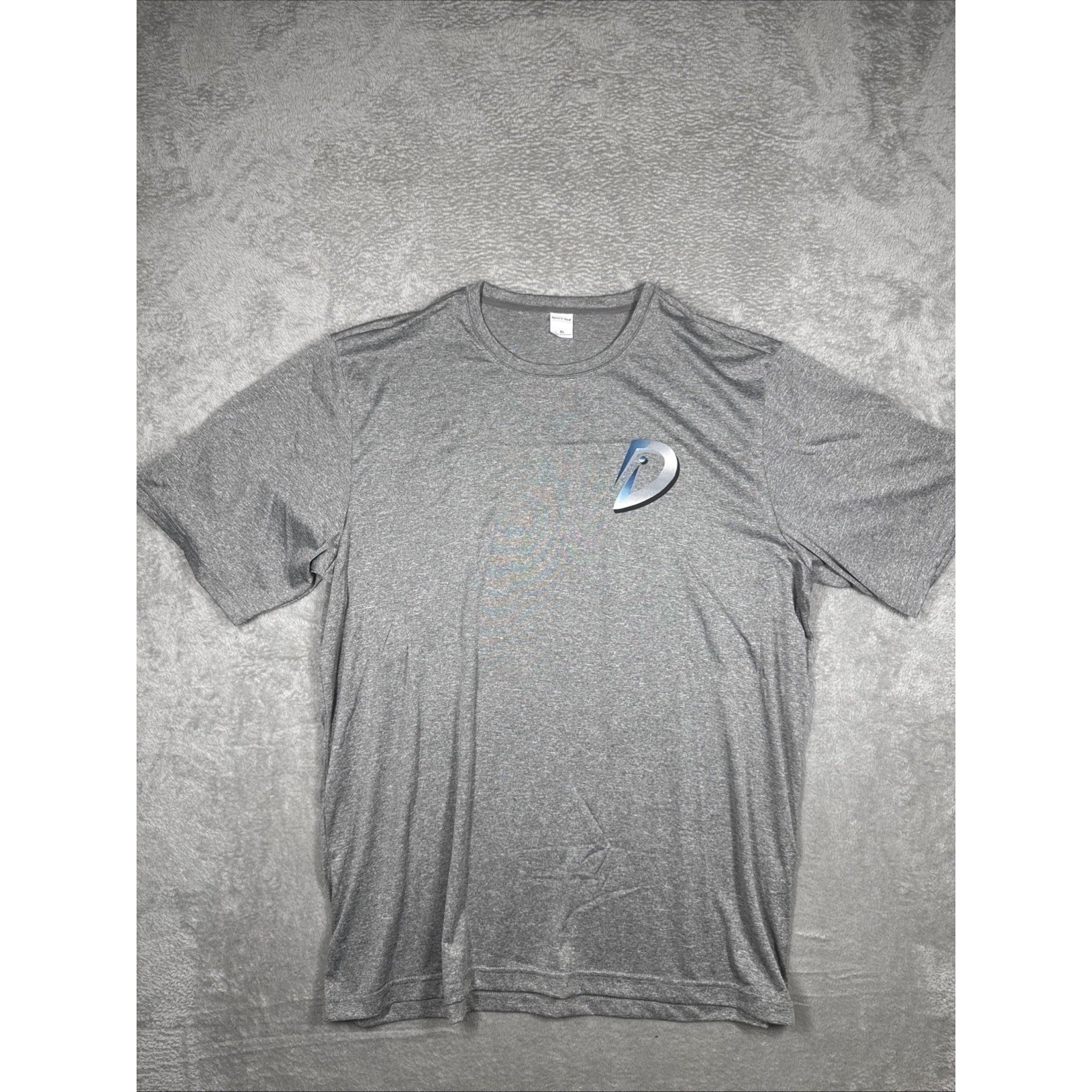 Sport-Tek Short Sleeve Shirt Men’s Gray Size XL Distinctive Interiors