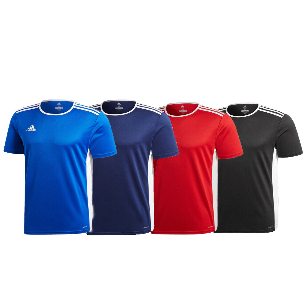 Adidas Men’s T-Shirt Climalite Aeroready Entrada 18 Crew Sports Gym Workout Top
