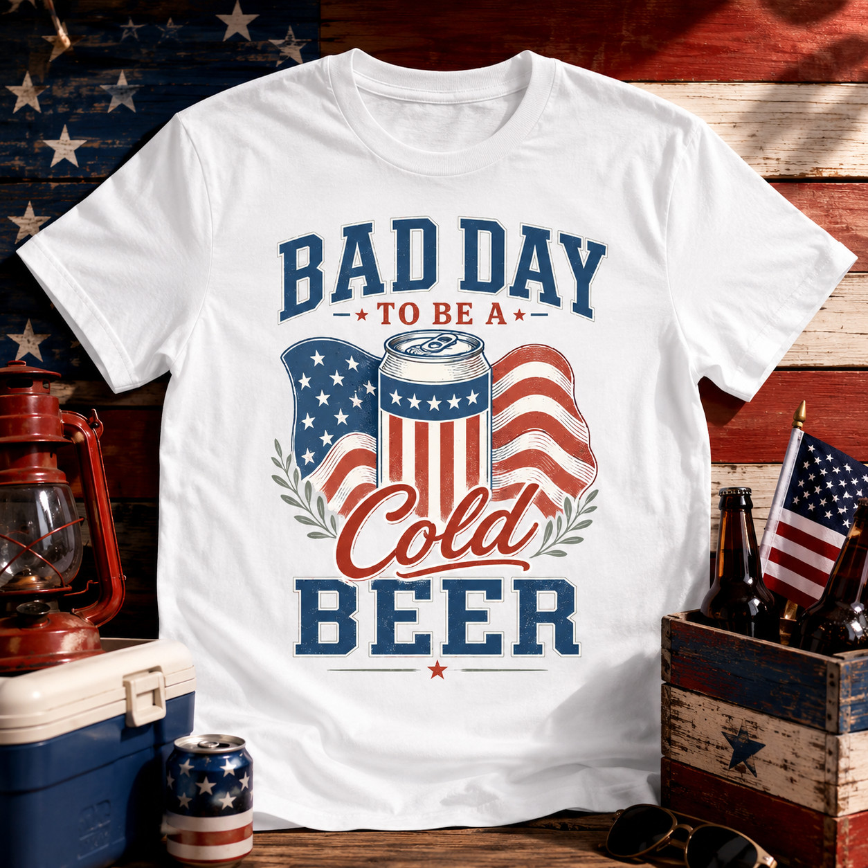 4th of July Bad Day To Be A Cold Beer Shirt Gift for Men Women