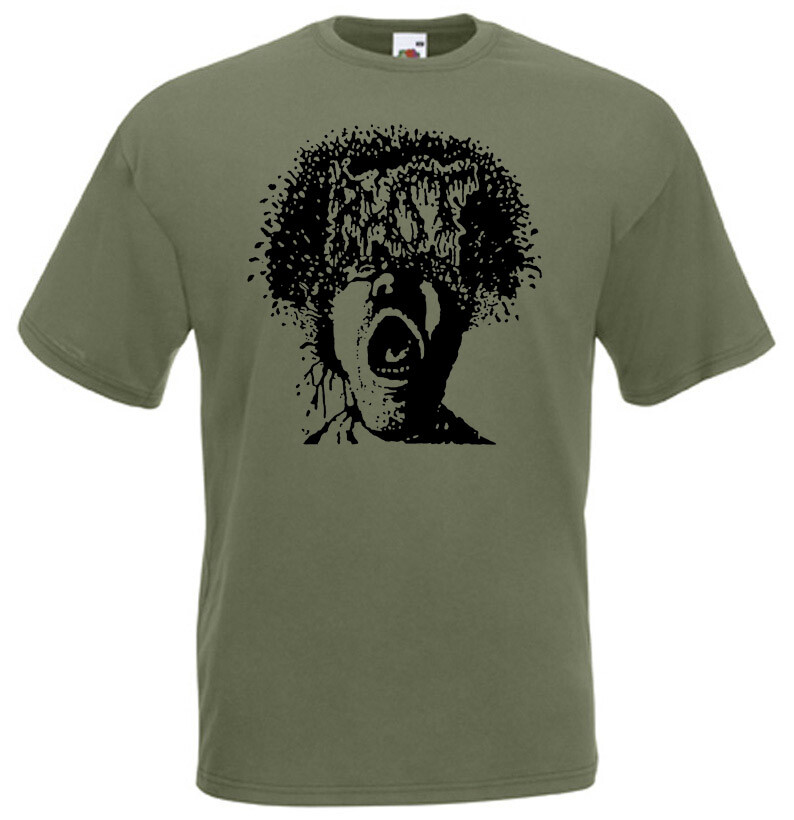 ROT t-shirt hardcore punk khaki olive black heather grey white all sizes S-5XL