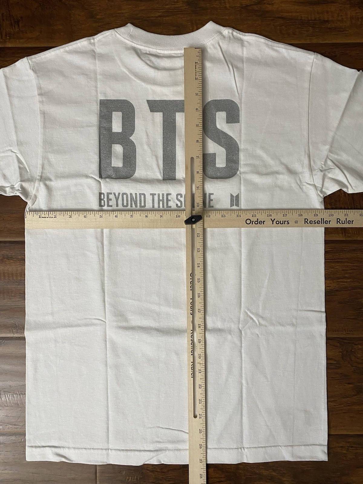 Official BTS Beyond The Scene Men Women Kpop T-Shirt Made In USA NWT Size 1 (S)